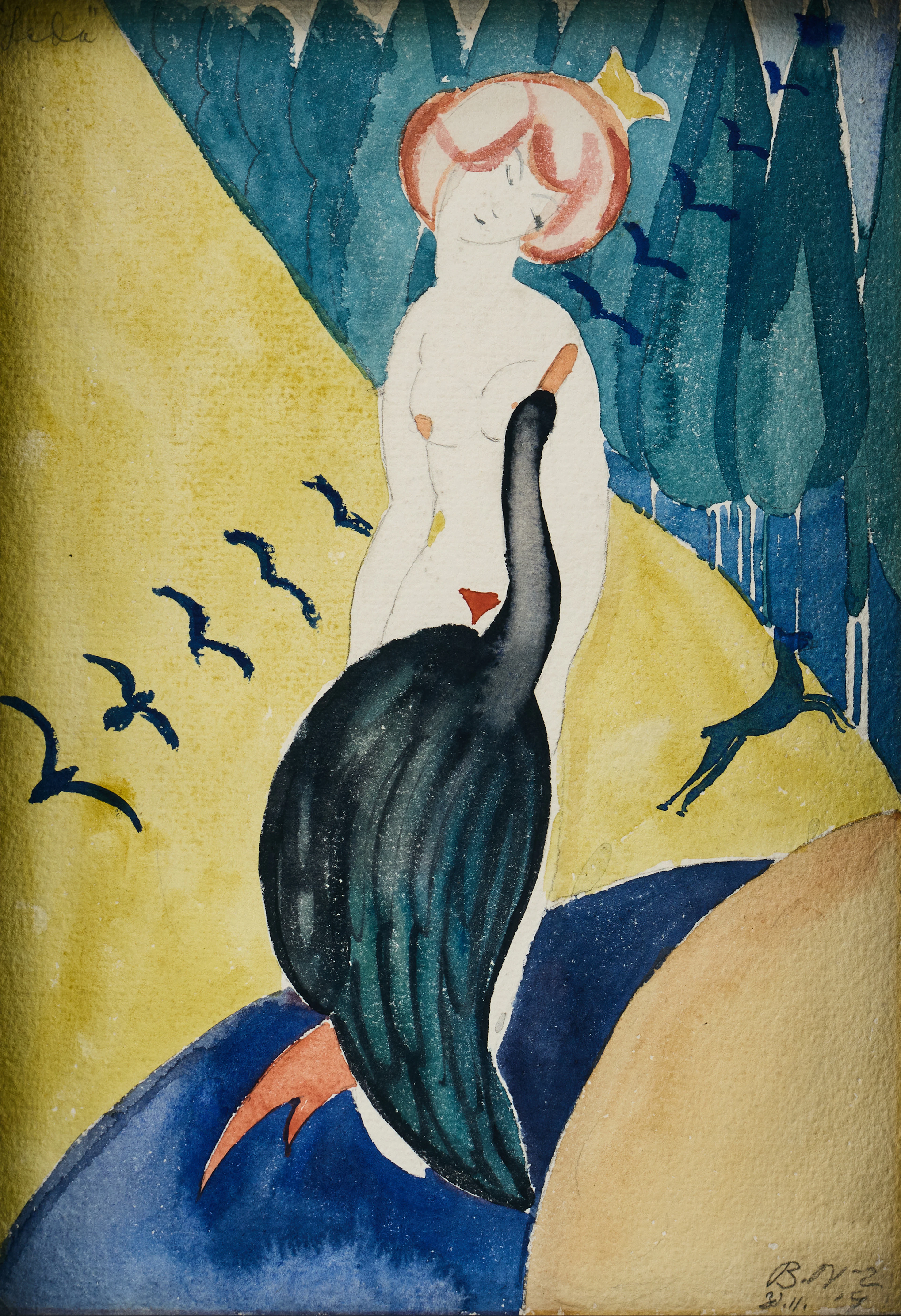 BRITA NORDENCREUTZ (1899-1982). "Leda".
