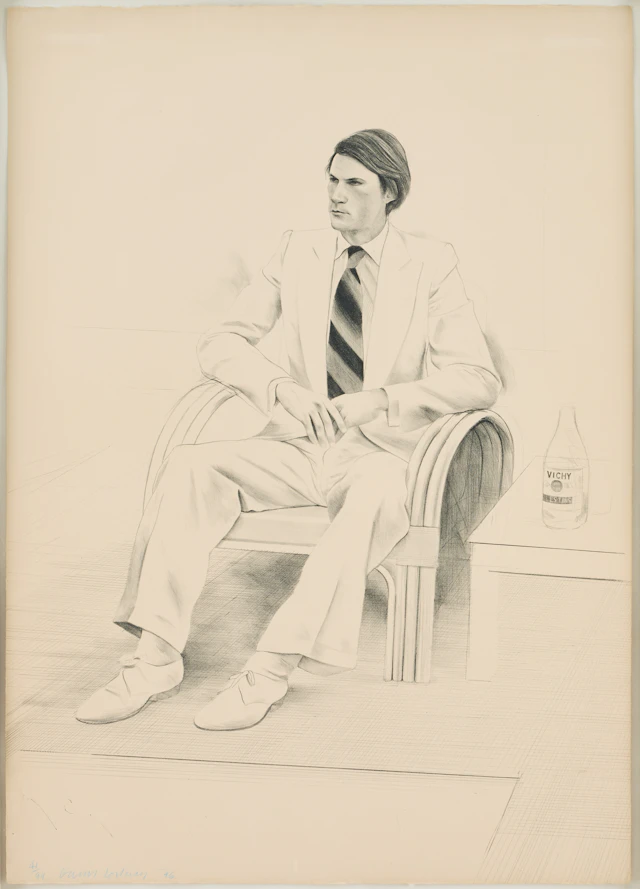 DAVID HOCKNEY. "Joe McDonald" from "Friends".
