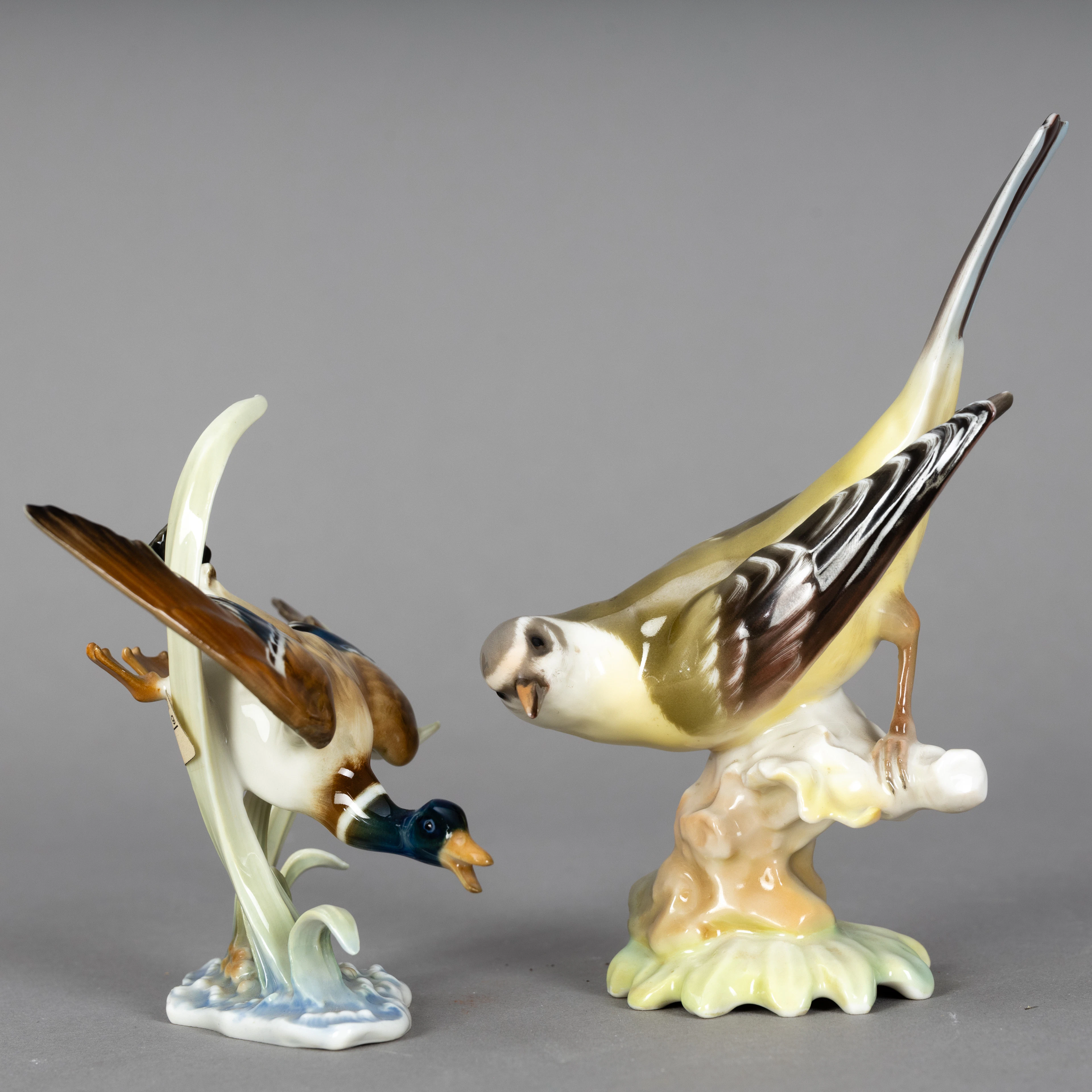 Zwei Porzellanfiguren, Lorenz Hutschenreuther Kunstabteilung, Selb (2).