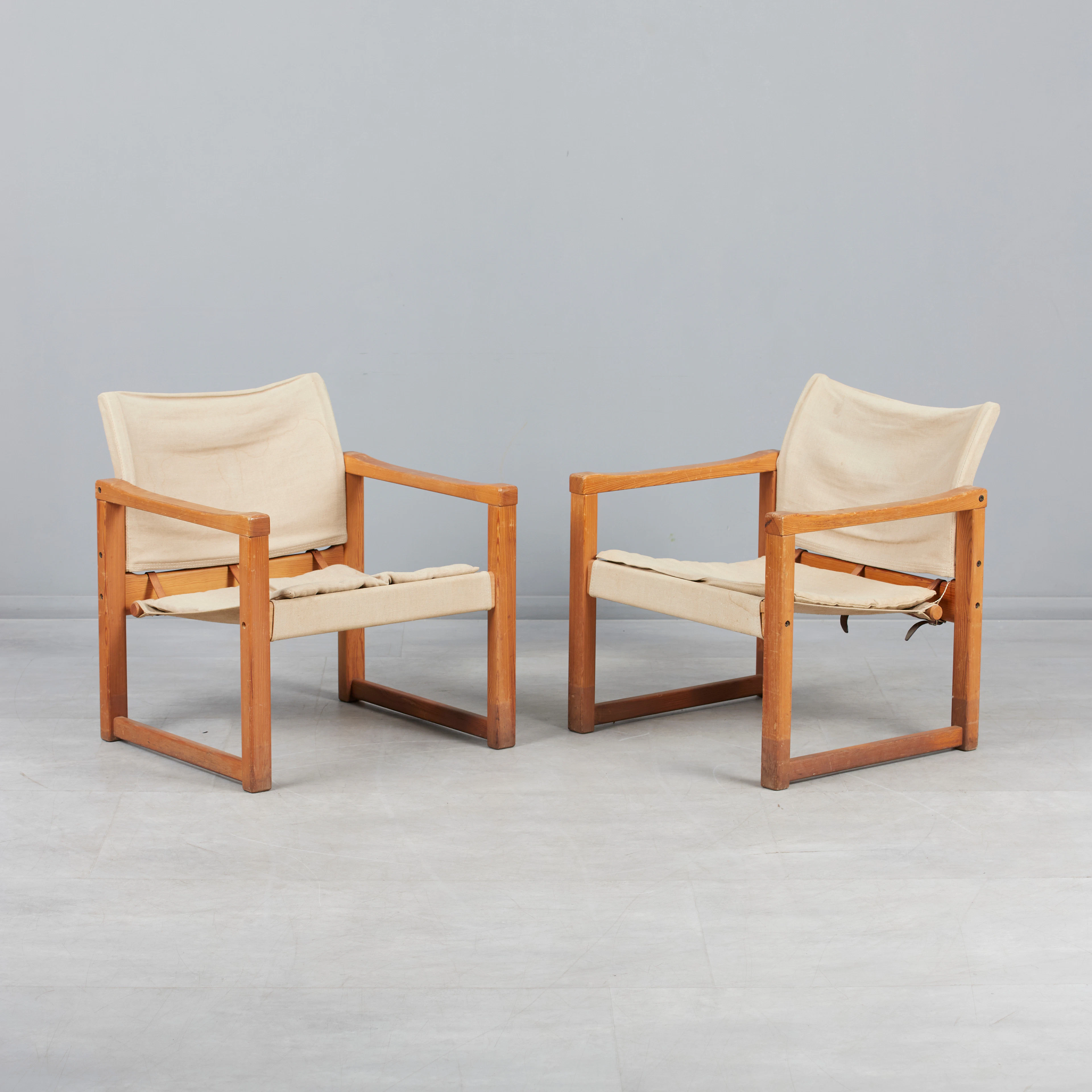 KARIN MOBRING. Ikea, Paar Sessel / Lounge Chairs, Modell 'Natura'