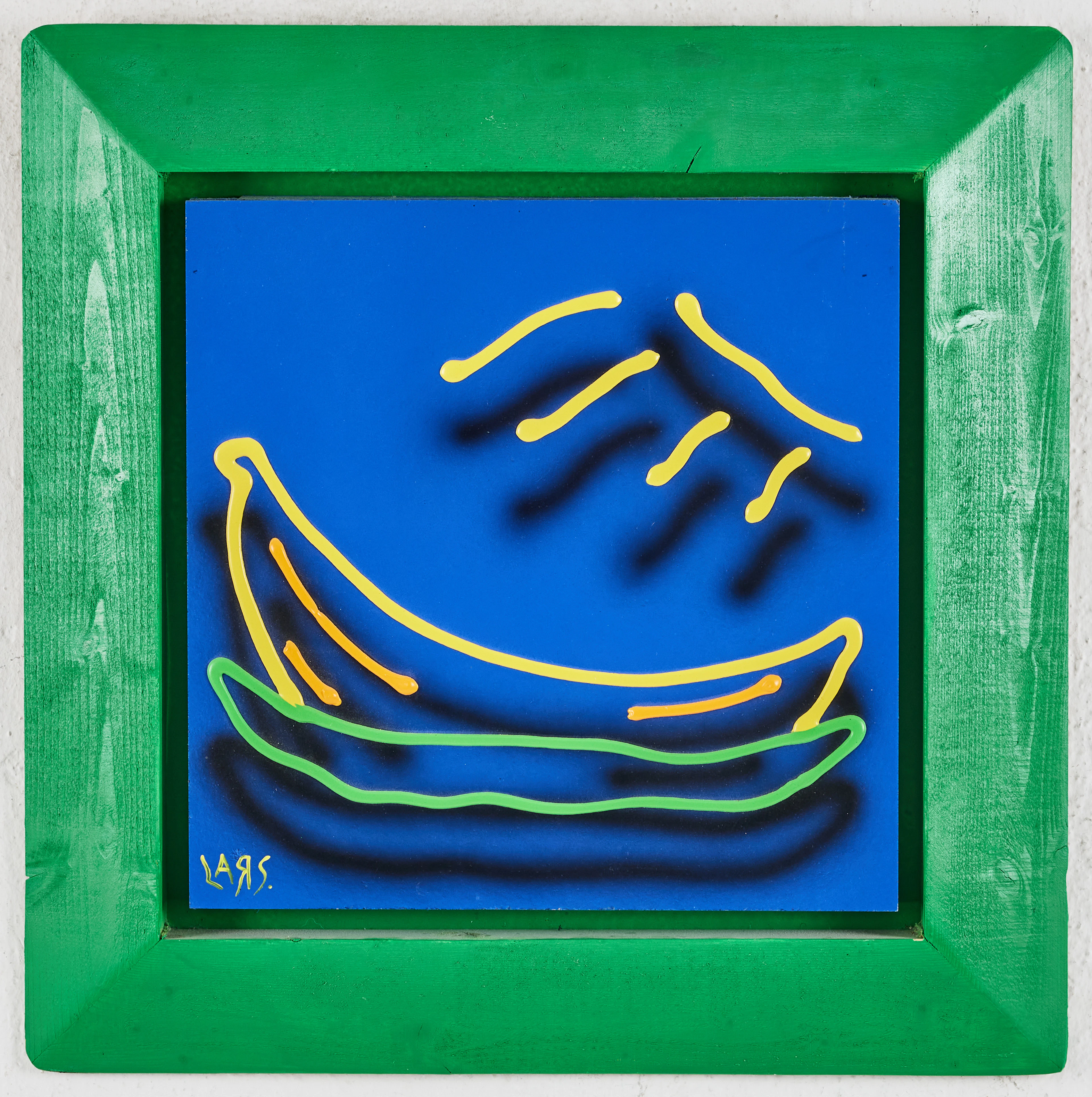 LARS TUNEBO (FÖDD 1962). Bananbåten, akryl på pannå.