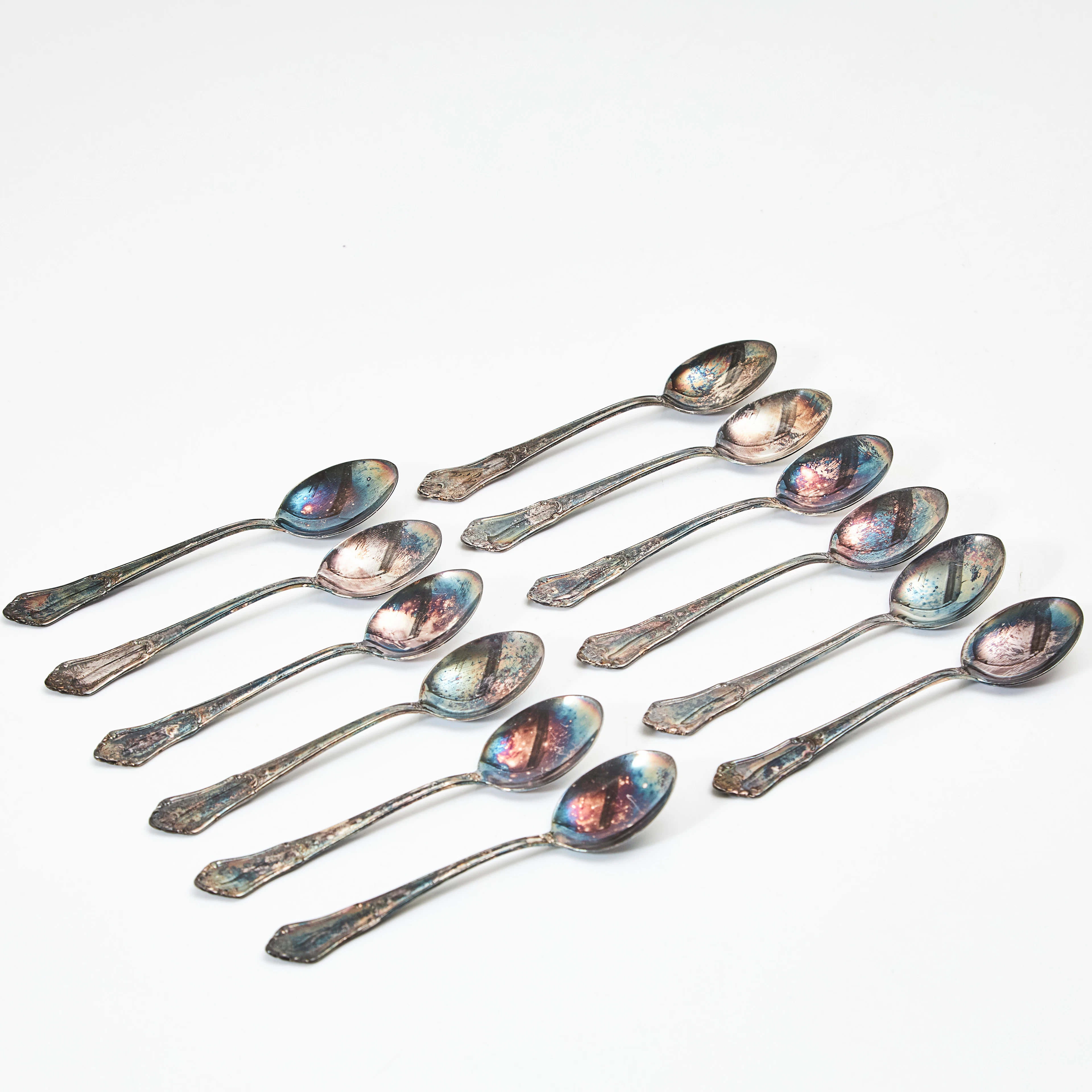 KAFFESKEDAR, 12 st., silver, Skandia-Hultman Kommanditbolag, Stockholm