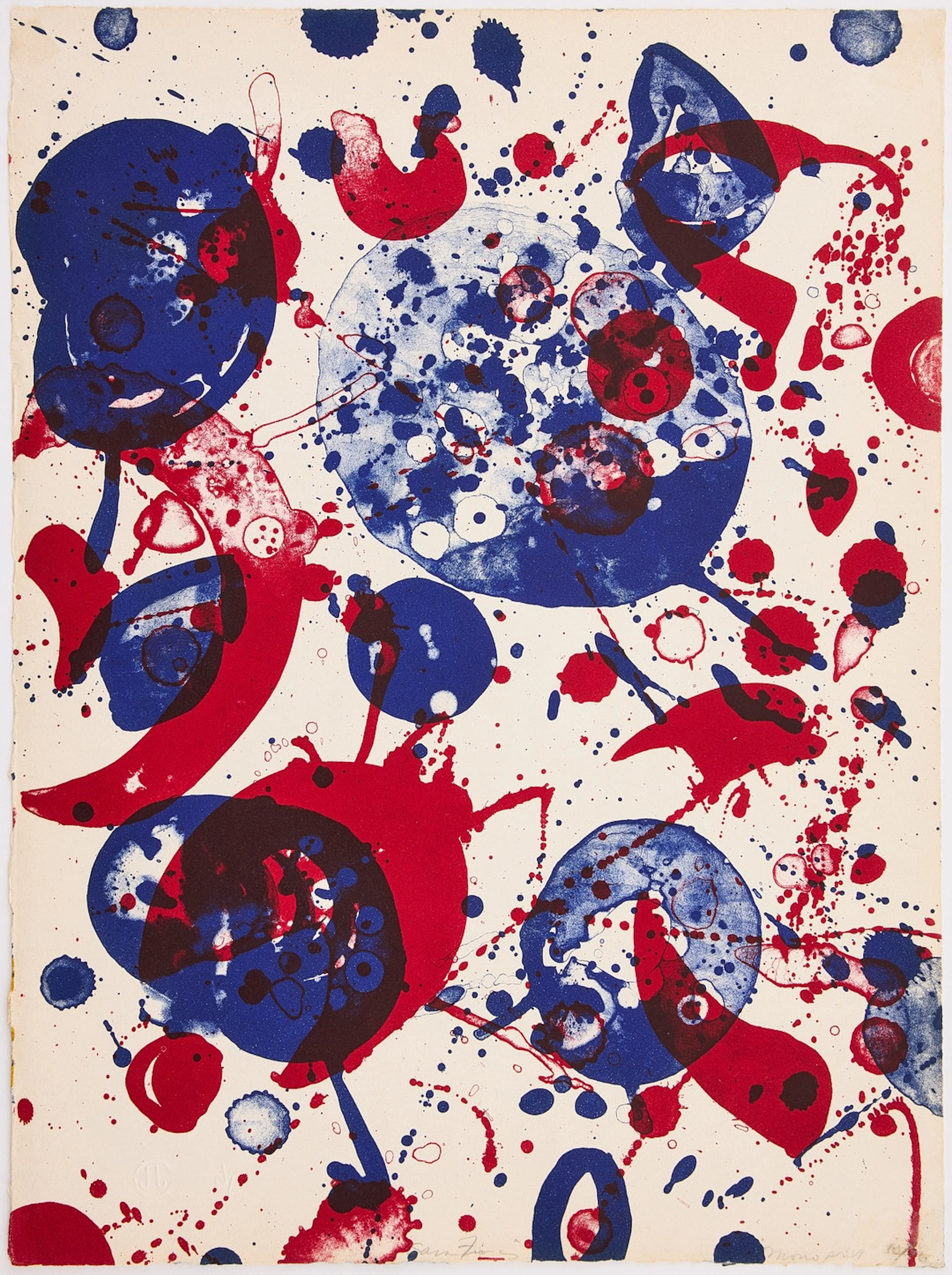 SAM FRANCIS. "An 8 Set--3" and "An 8 Set--5" from "Pasadena Box".