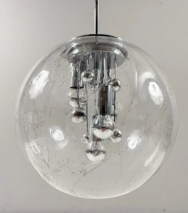 Space Age, Hängeleuchte der 1970er Jahre Modell „8926“ 'Big Ball'