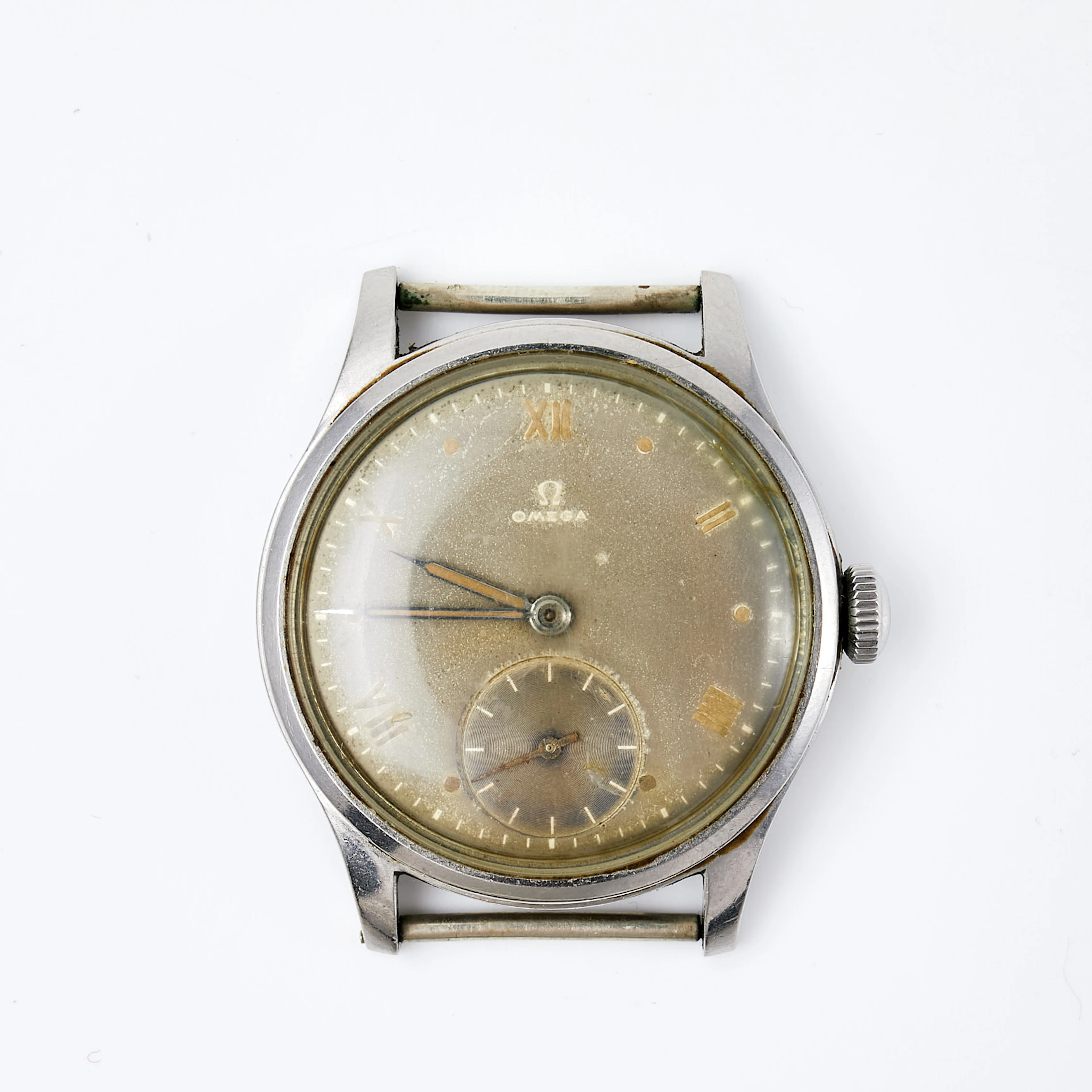 OMEGA, Suverän, armbandsur, 35 mm, stål, ca 1945.