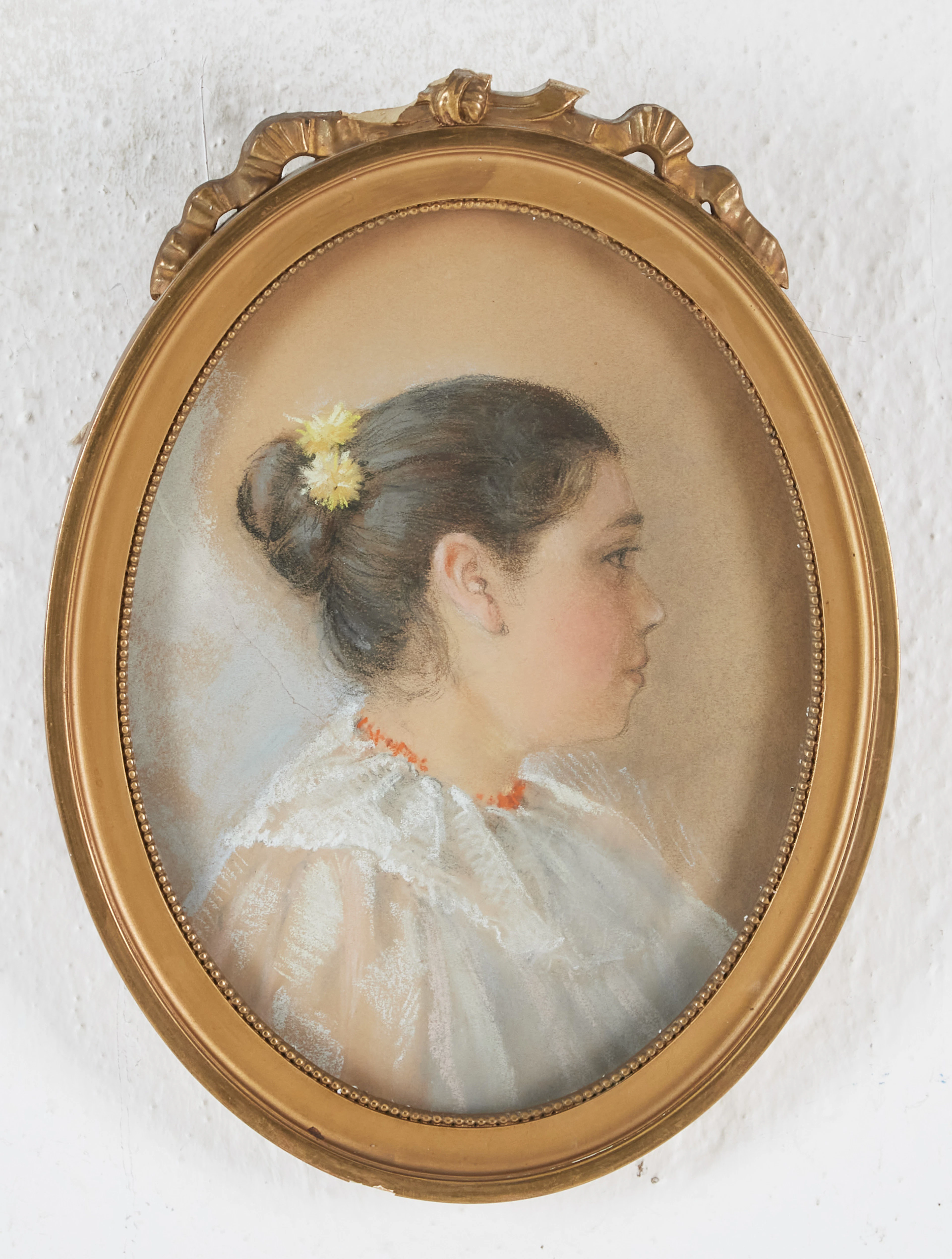 ELLA WALDENSTRÖM (1863–1955). Porträtt av Clara Waldenström, tillskriven