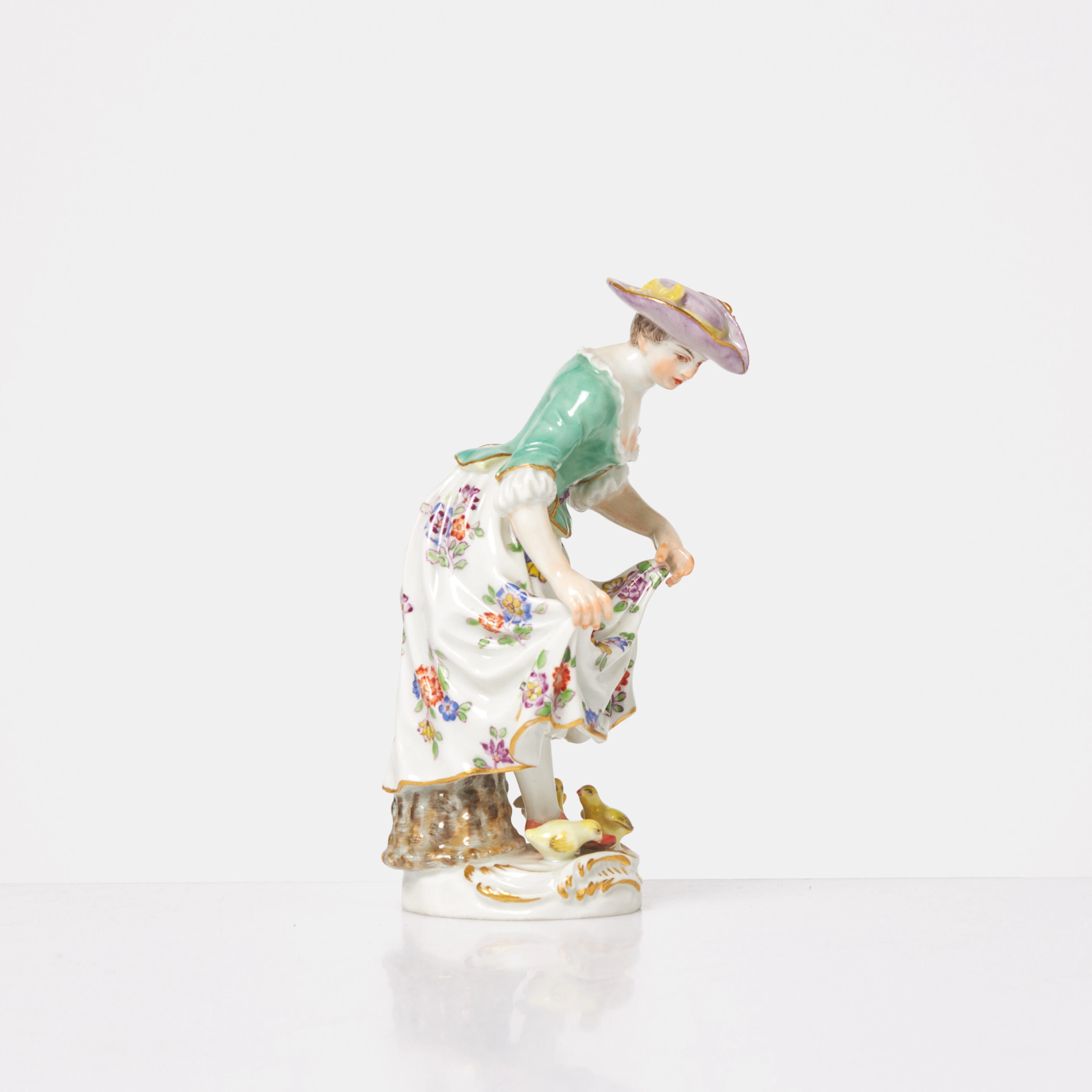 MEISSEN, figurin, porslin, omkring 1900.