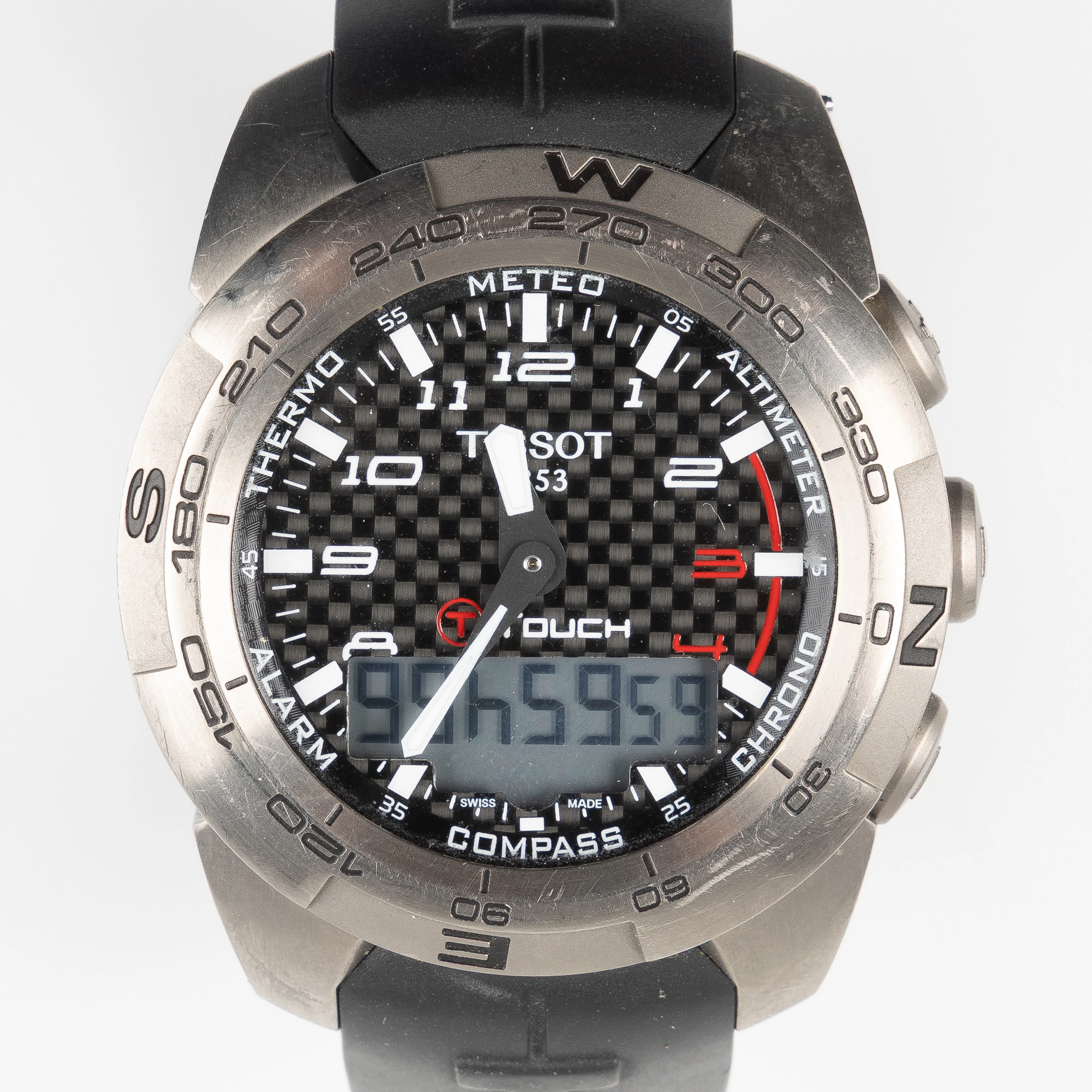 TISSOT, T-touch Expert, armbandsur, 43,5 mm, titan, 2000-tal.