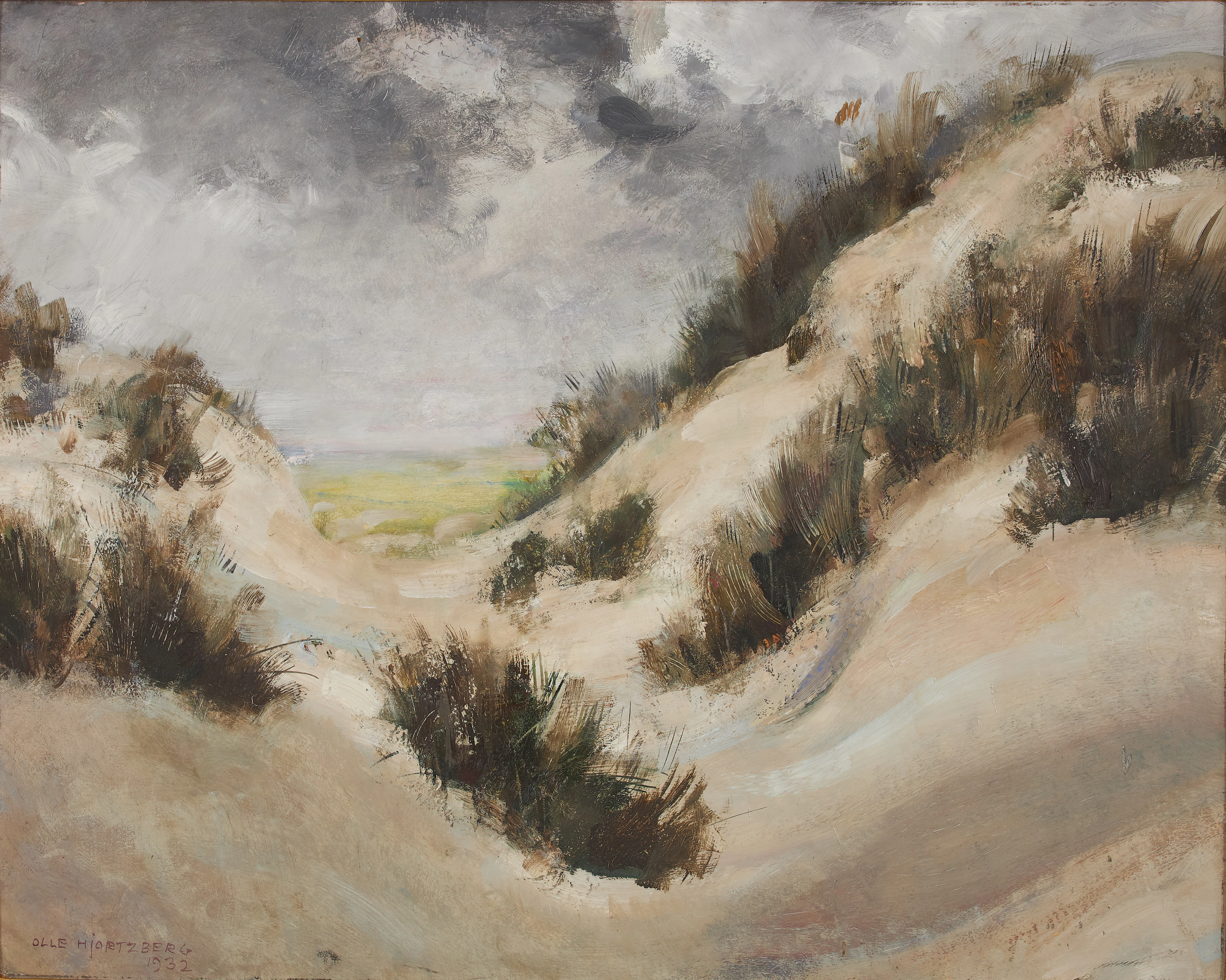 OLLE HJORTZBERG. "Dunes et Skagen".