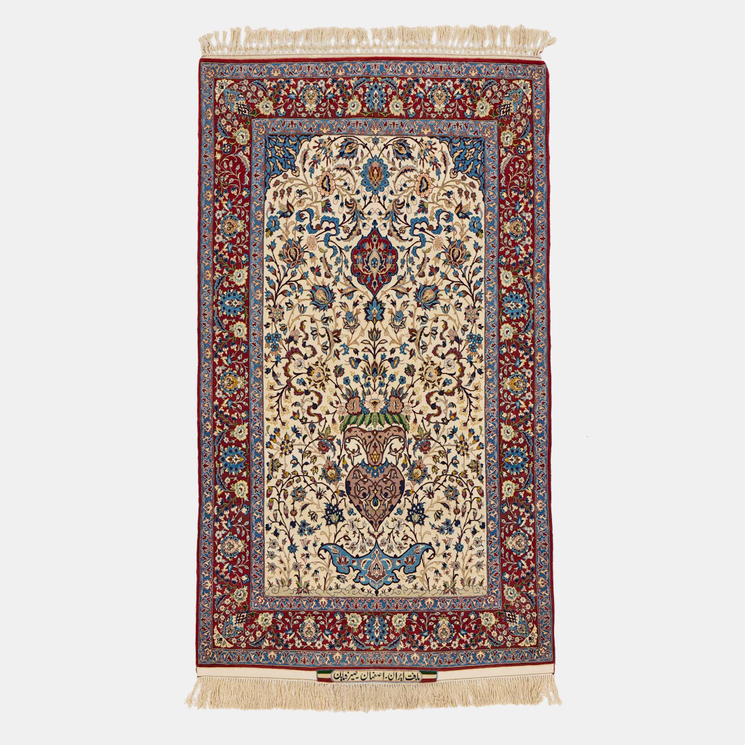 ORIENTMATTA, Isfahan, Seirafian, silkevarp, semiantik/old, ca 172,5 x 100 cm.