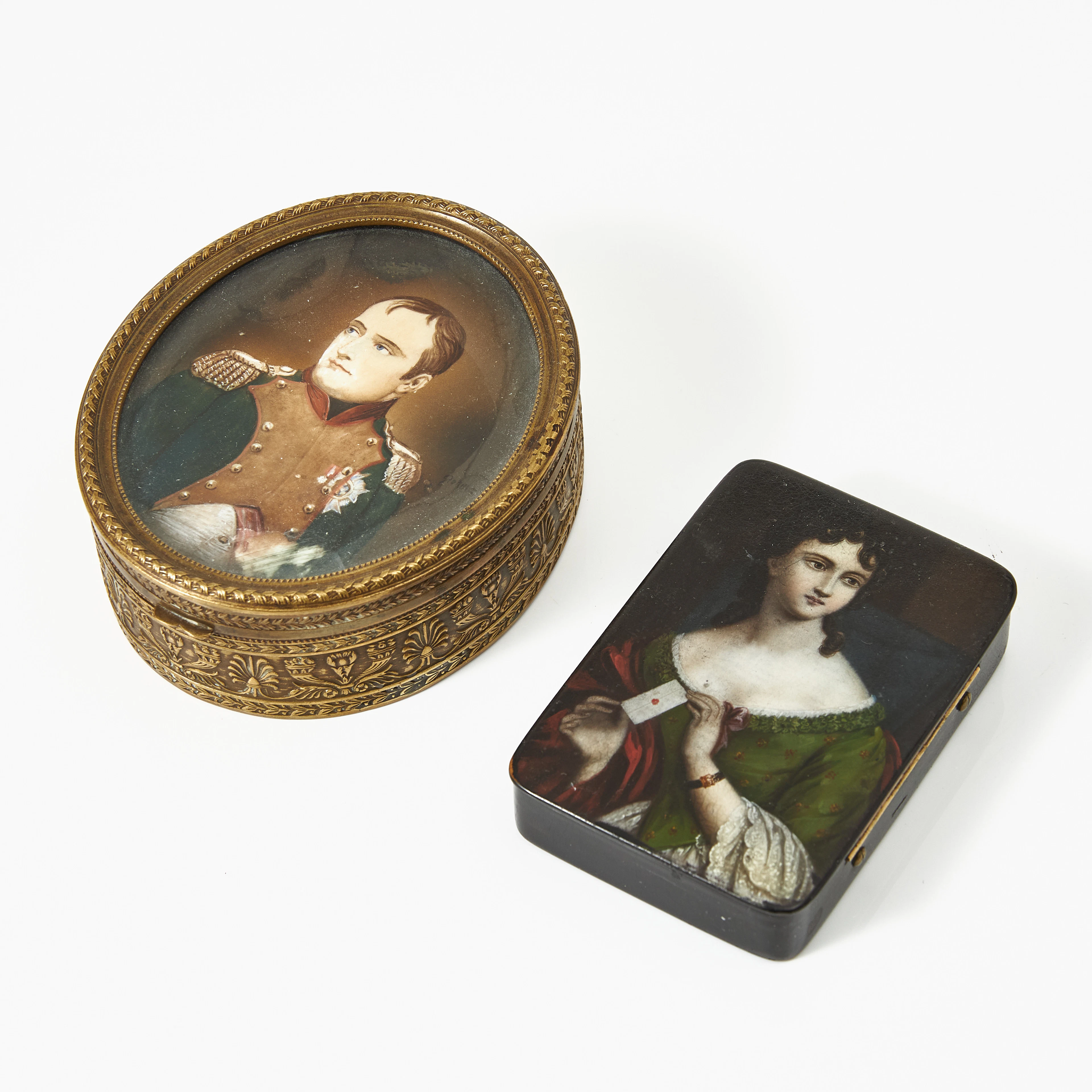 DOSA, papier-maché 1800-tal, Tyskland, ASK, 1900-talets början, mässing