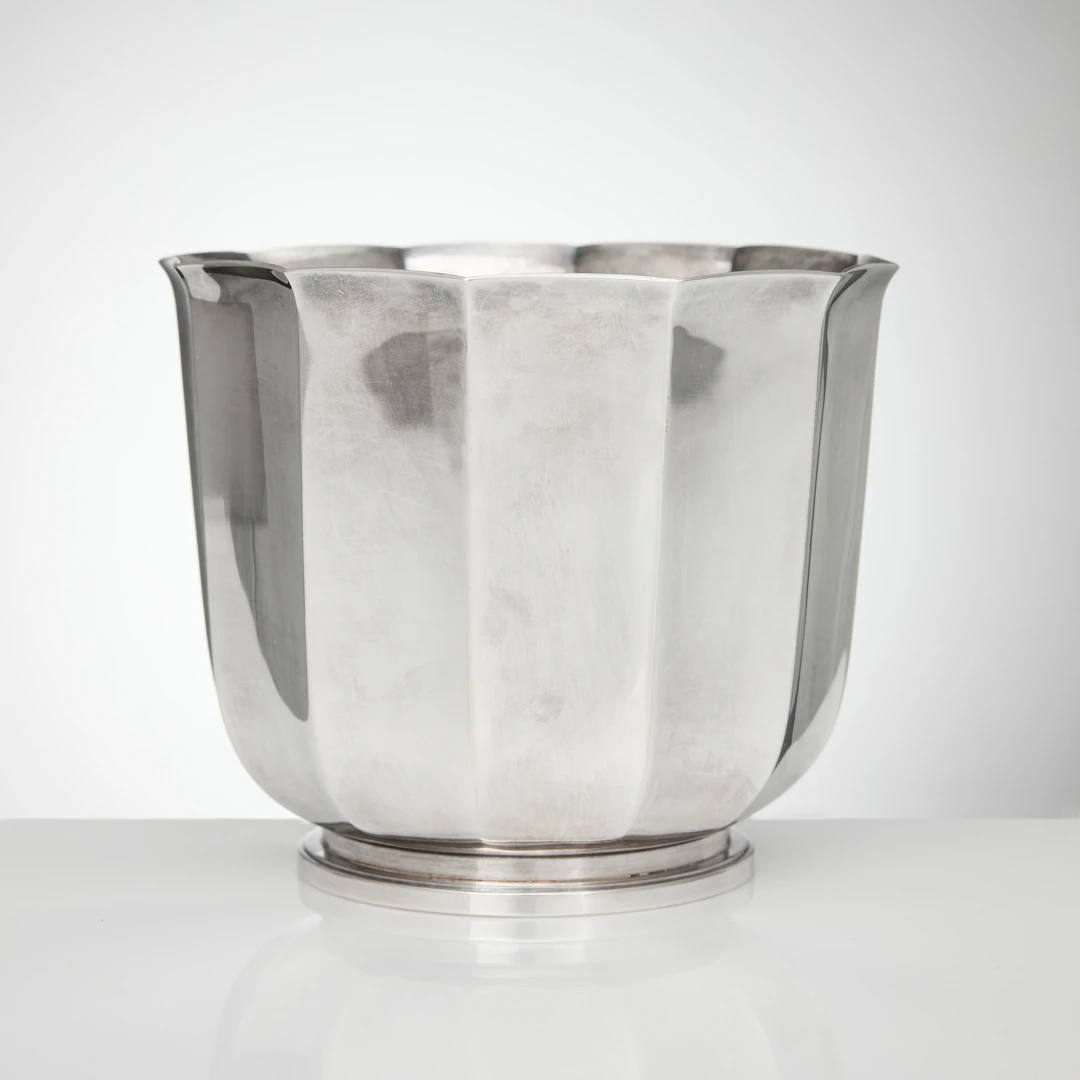 ATELIER BORGILA. Ytterfoder / Skål, sterlingsilver, Stockholm 1955.