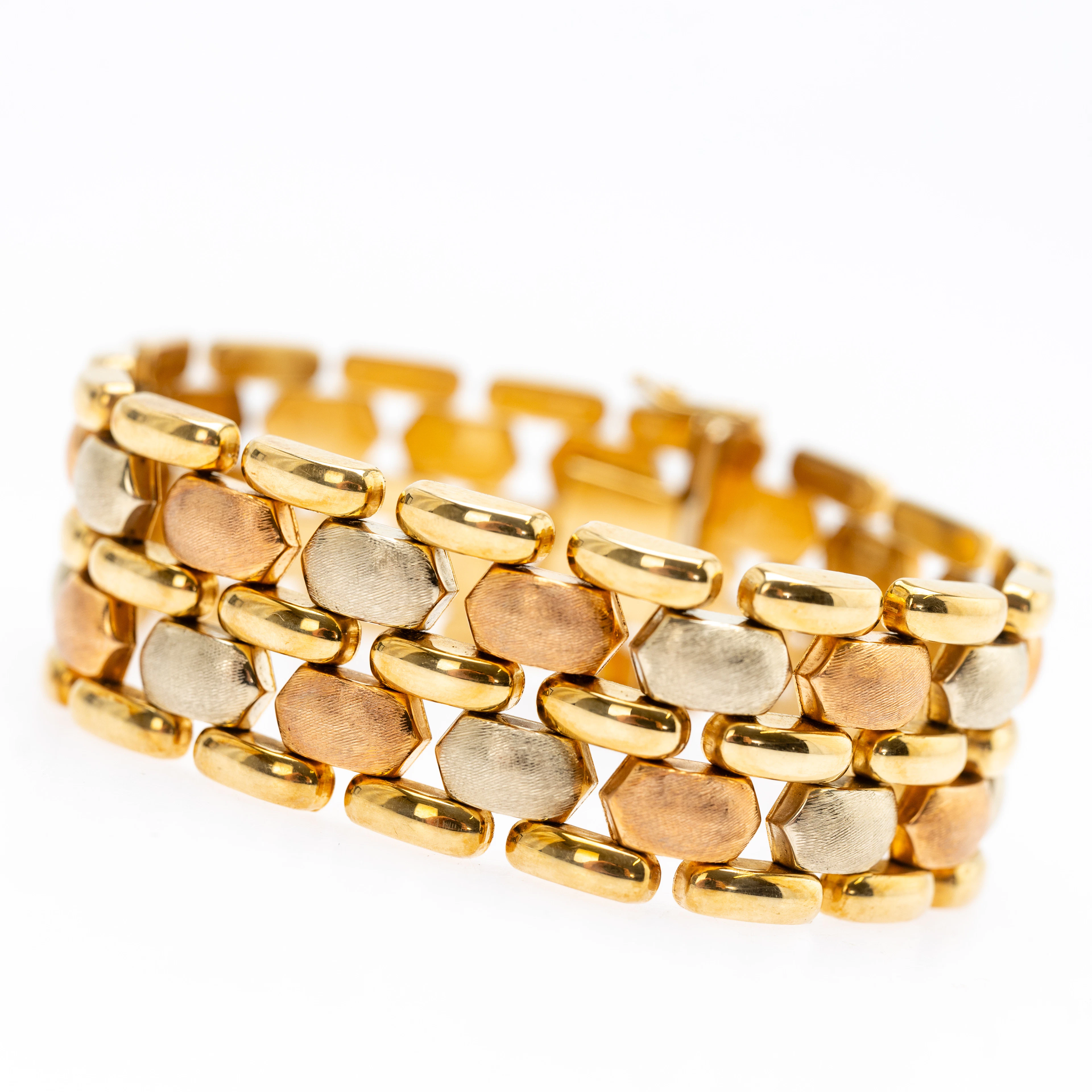 585er Gold Gliederarmband.