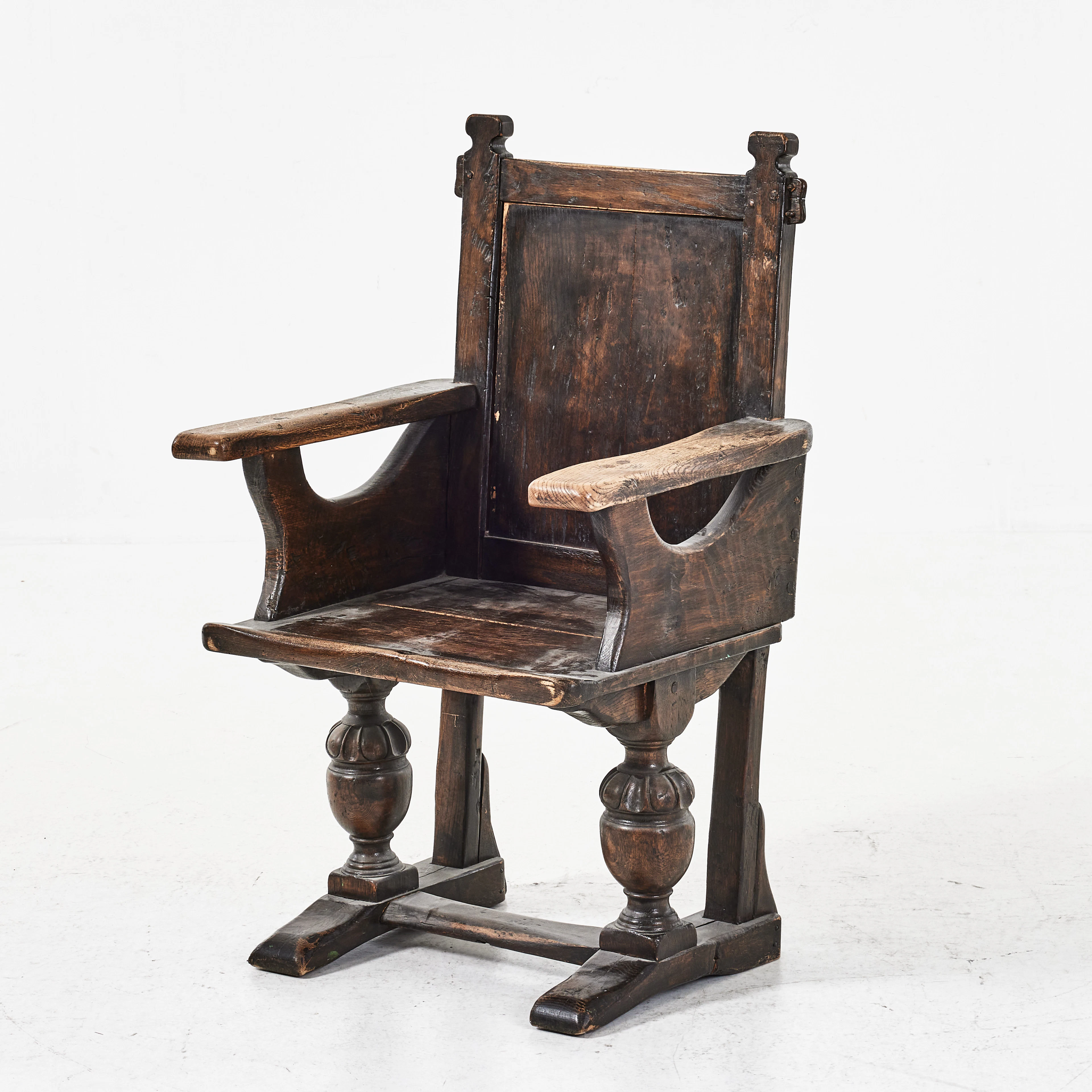 KARMSTOL, barock, 1700-tal, ek.