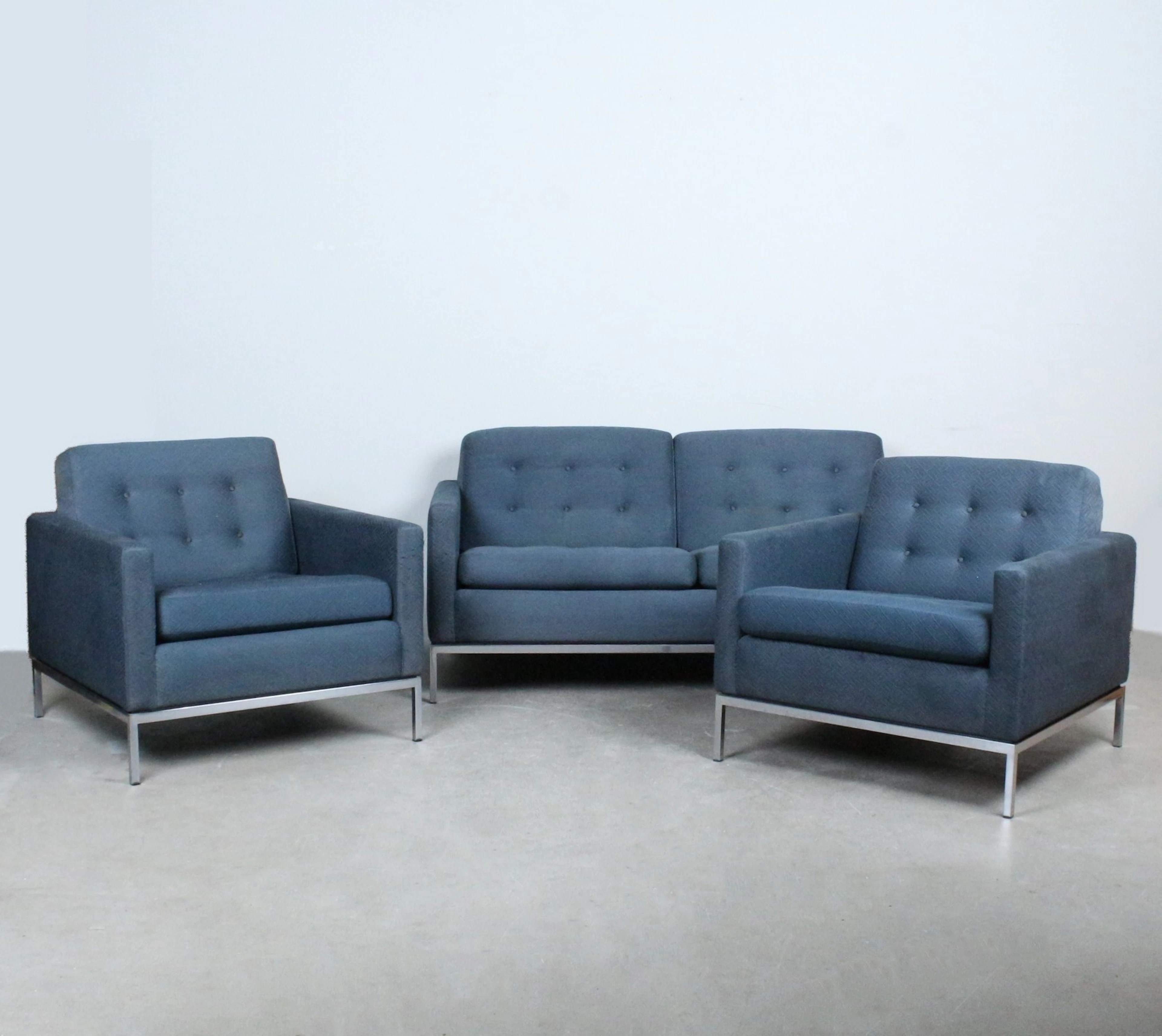FLORENCE KNOLL. Knoll International, Sitzgruppe - Sofa / Zweisitzer