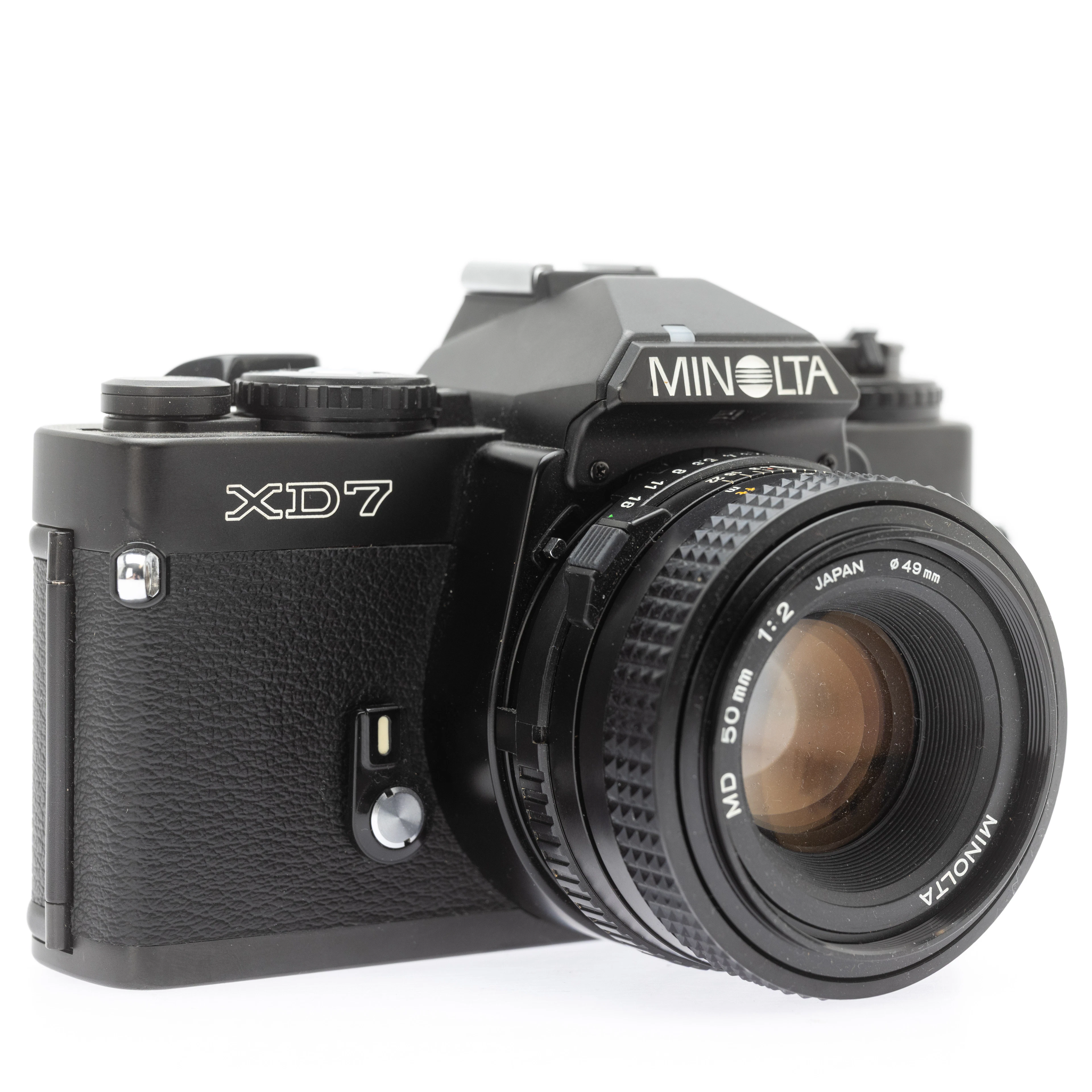 Minolta XD 7 black, 35mm Kleinbild Spiehgelreflexkamera (black) (SN
