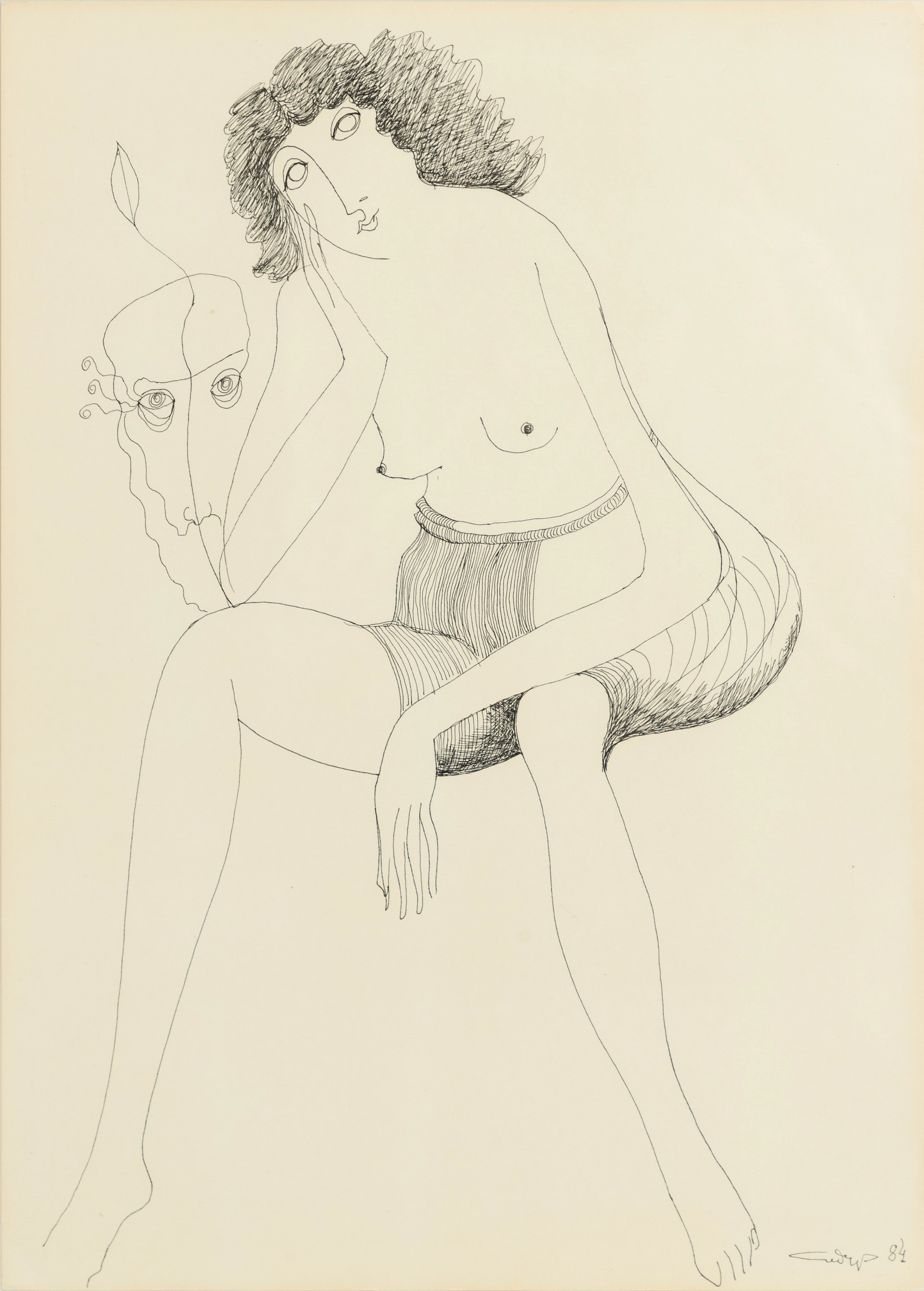 VADIM ABRAMOVICH SIDUR (1924-1986). Sitzende Figur.