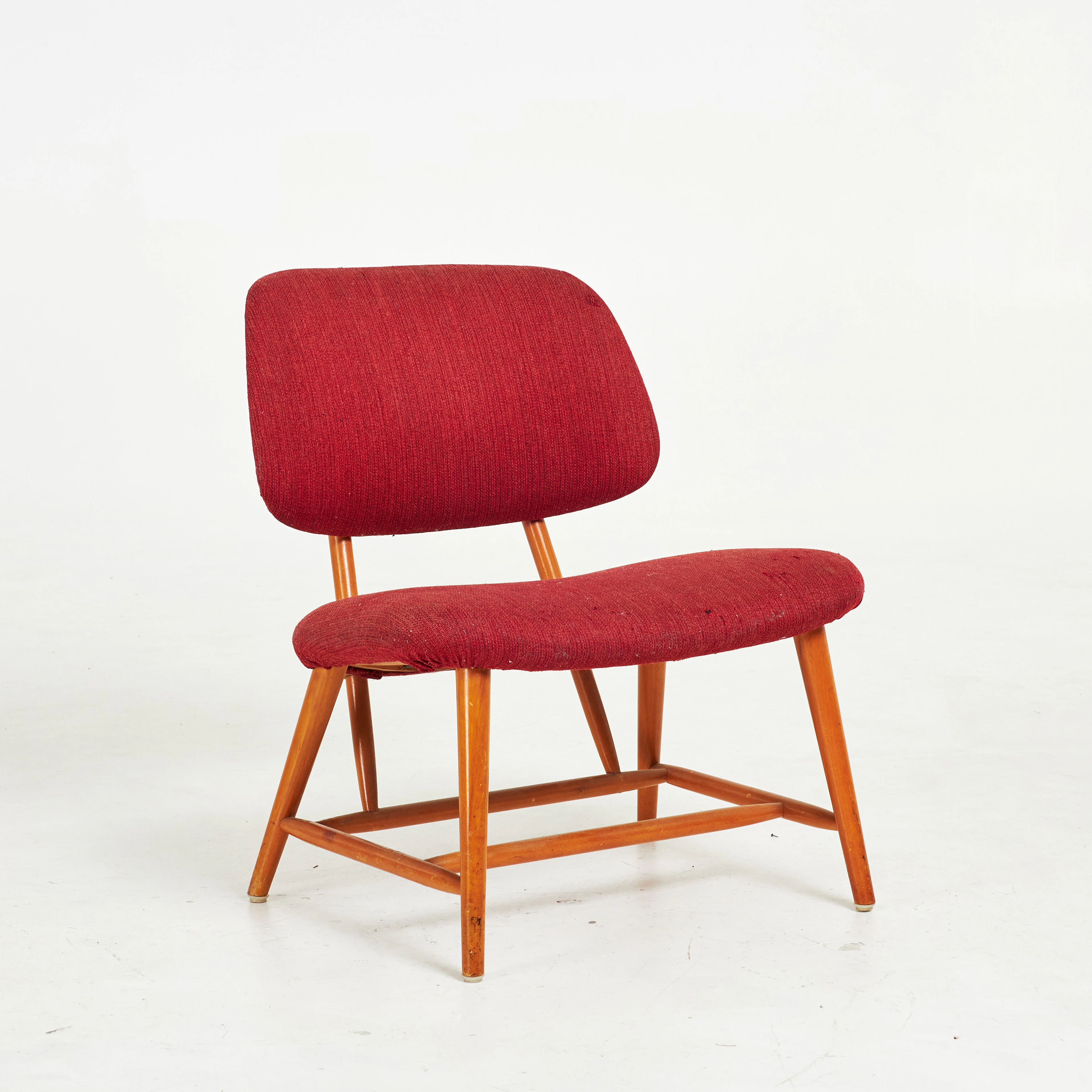 ALF SVENSSON. Fåtölj, "TeVe-Stolen ", formgiven 1953, Ljungs industrier