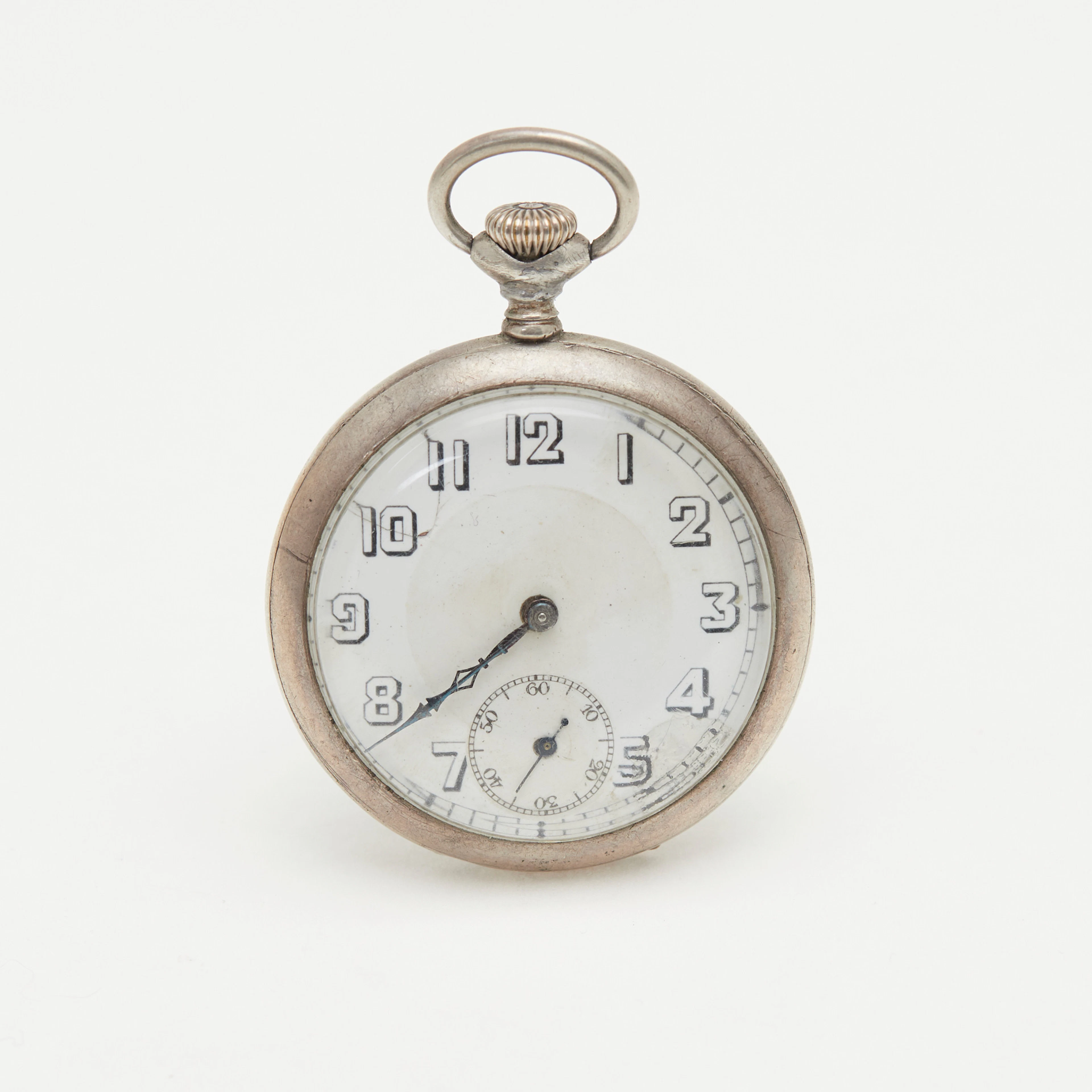 JUNGHANS. Lépine-Taschenuhr, 800er Silber, um 1915, Deutschland.
