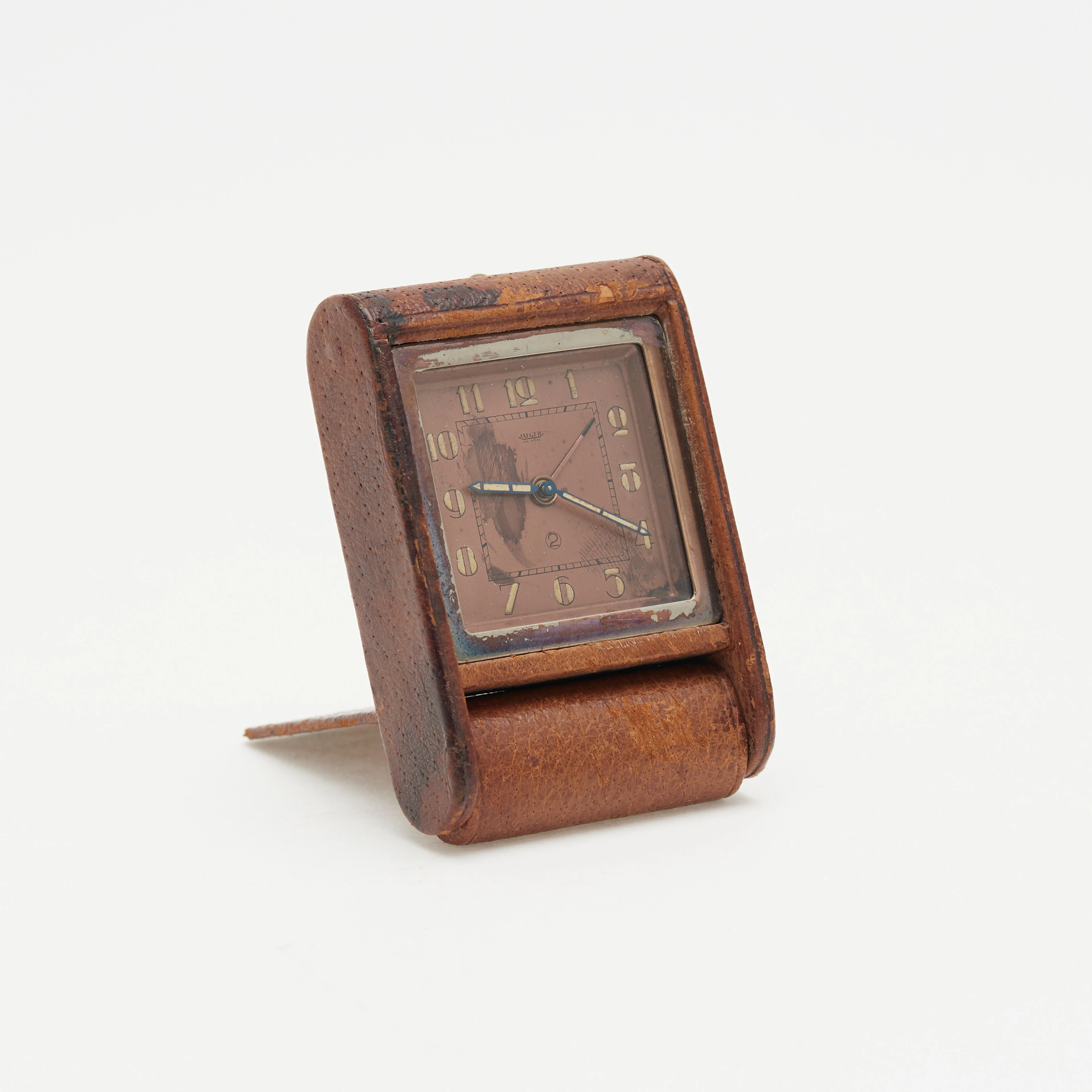 JEAGER-LECOULTRE. Reiseuhr / Reisewecker, Handaufzug, 1930/40er Jahre, Schweiz.