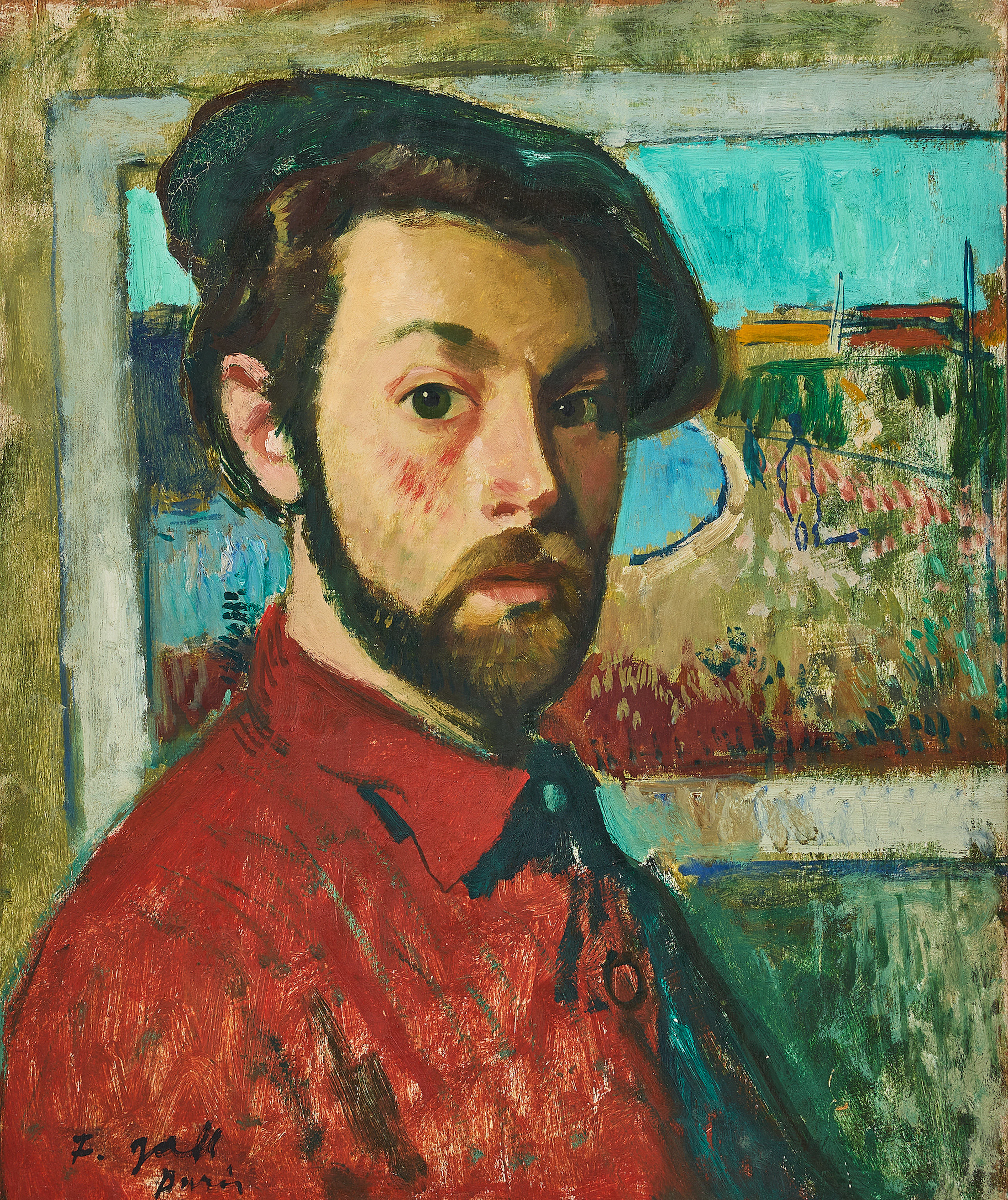 FRANÇOIS GALL (FRANCE 1912-1987). Self portrait.