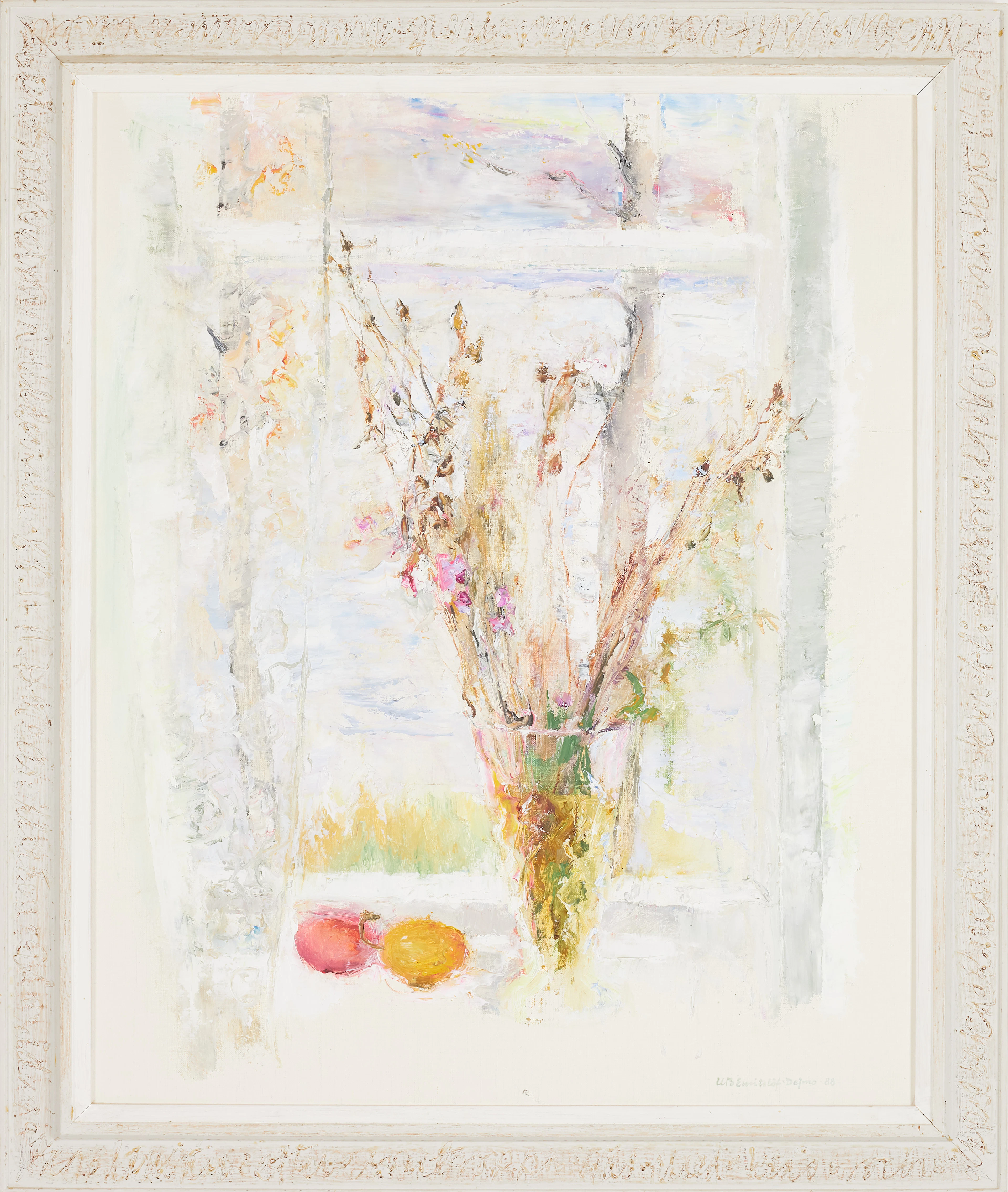 ULLA-BRITTA EMITSLÖF-DEJMO (1924-2006). "Blomsterstilleben", olja