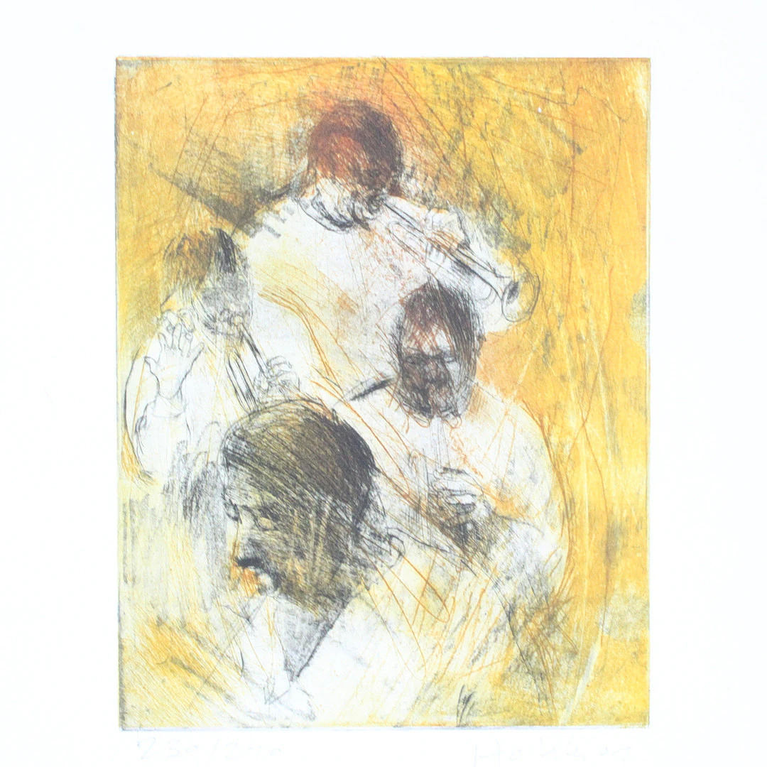 CHRISTOPHE HOHLER (1961). Radierung, '' JAZZ'' signiert, limitiert