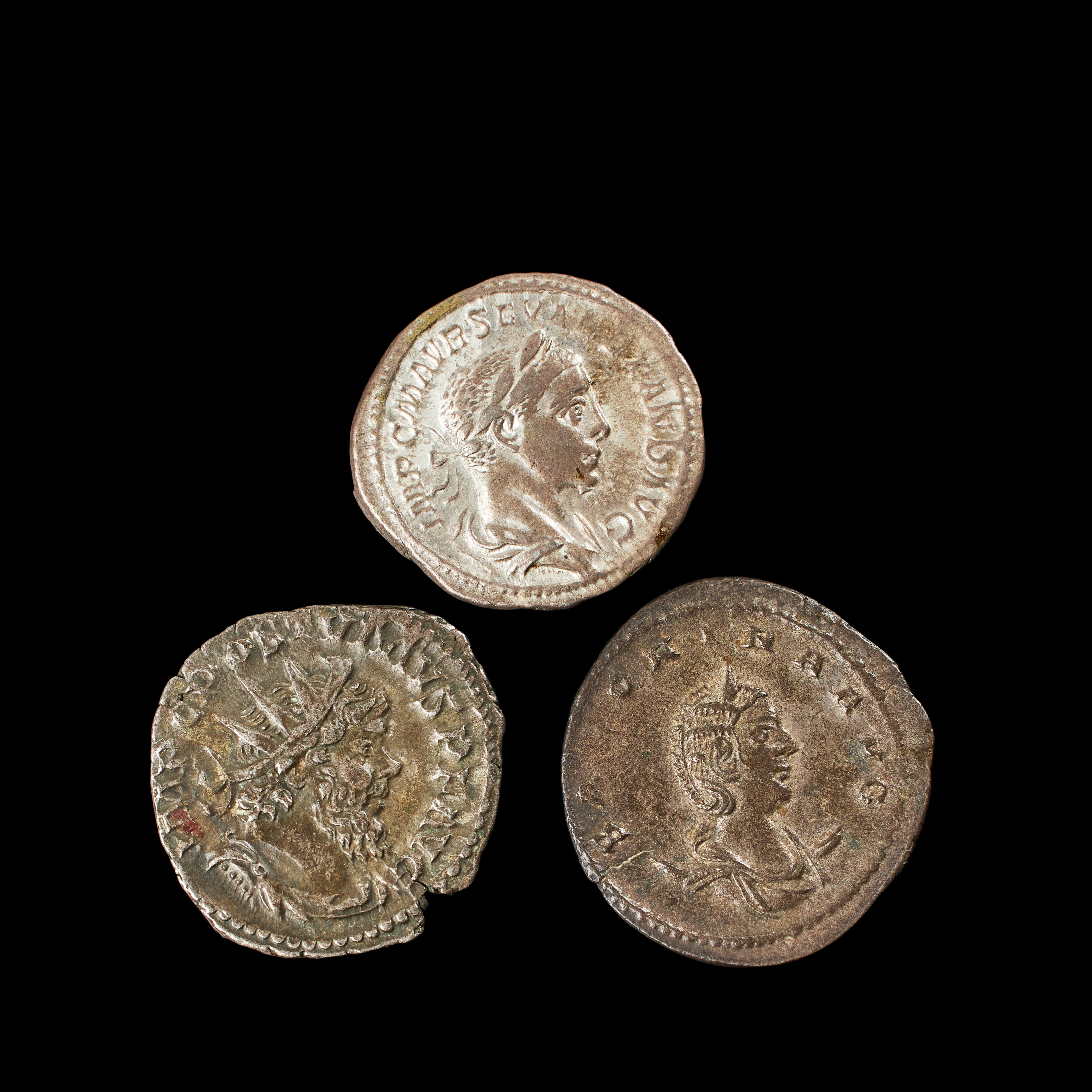 SILVERMYNT, 3 st Severus Alexander 222-235, denarius, Valerianus II