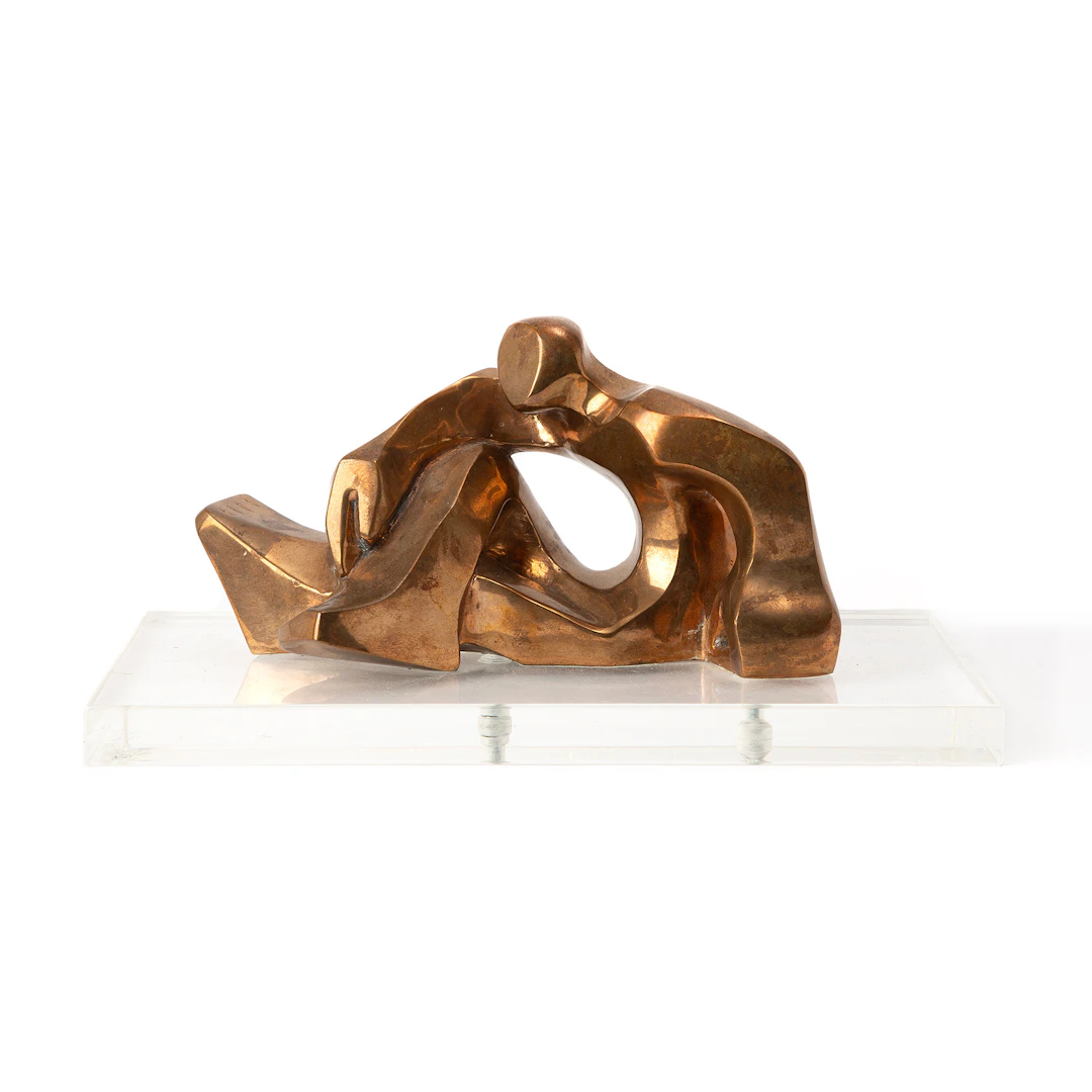 TIMO SOLIN. Sittande figur.