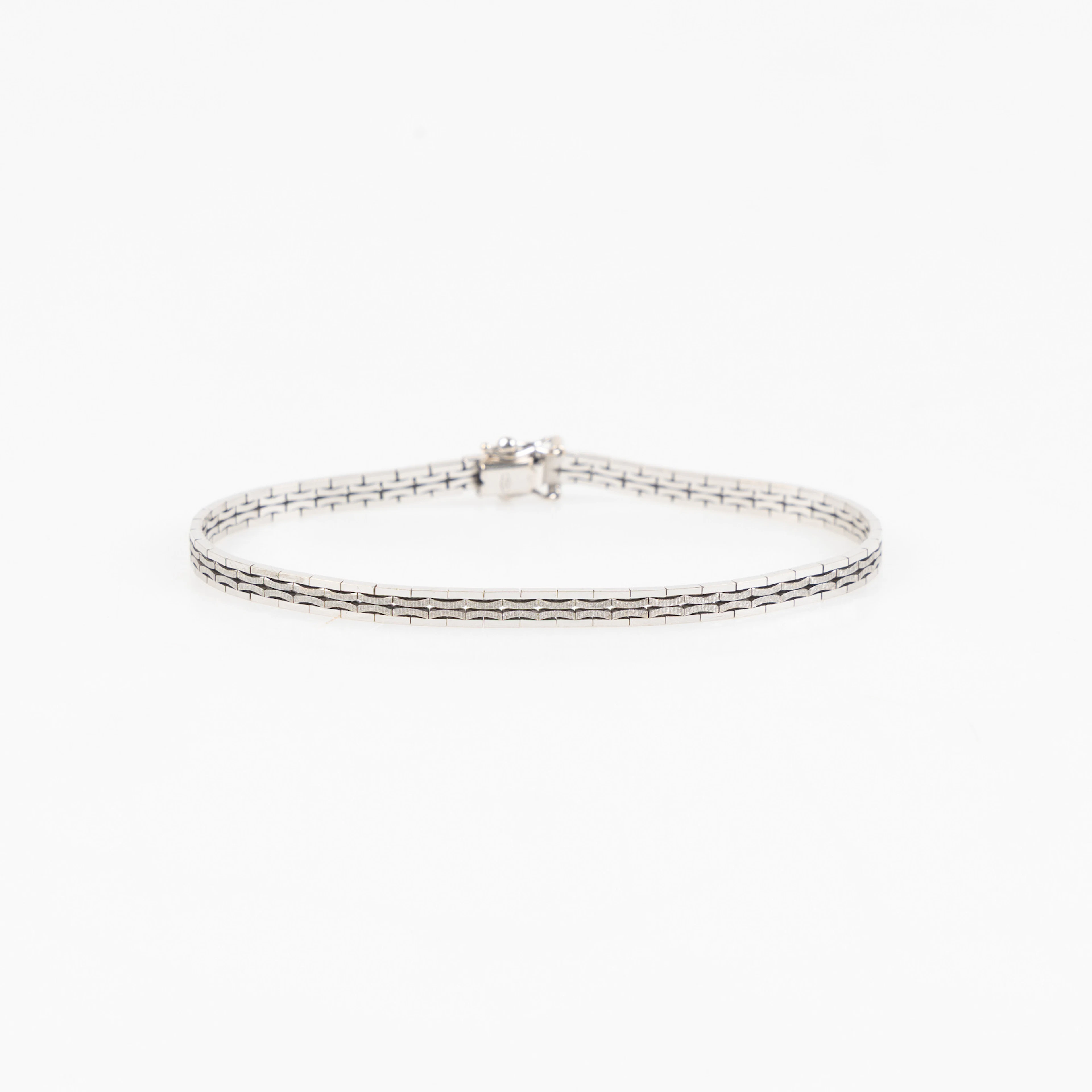ARMBAND, 18K vitguld.
