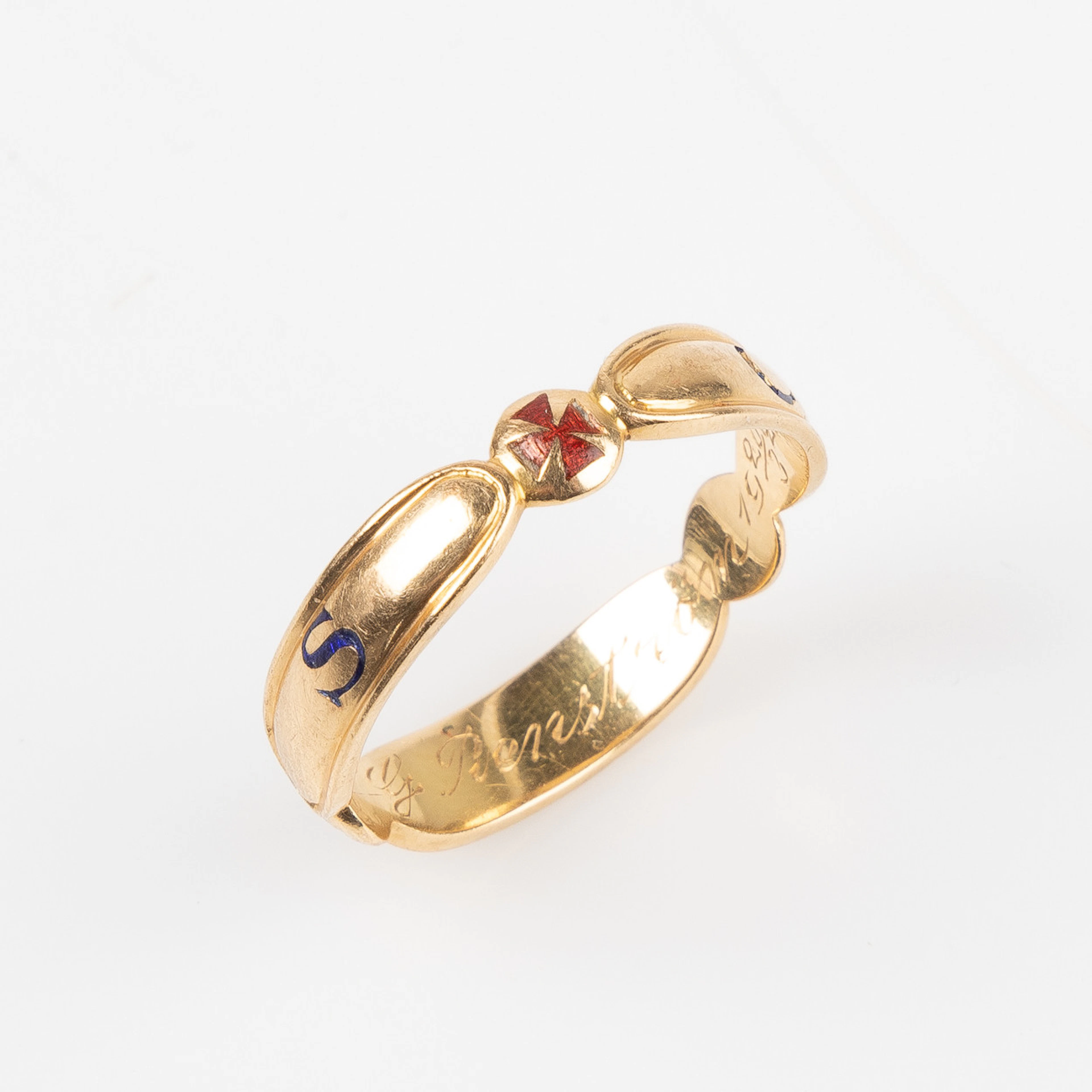FRIMURARRING, 18K GULD.