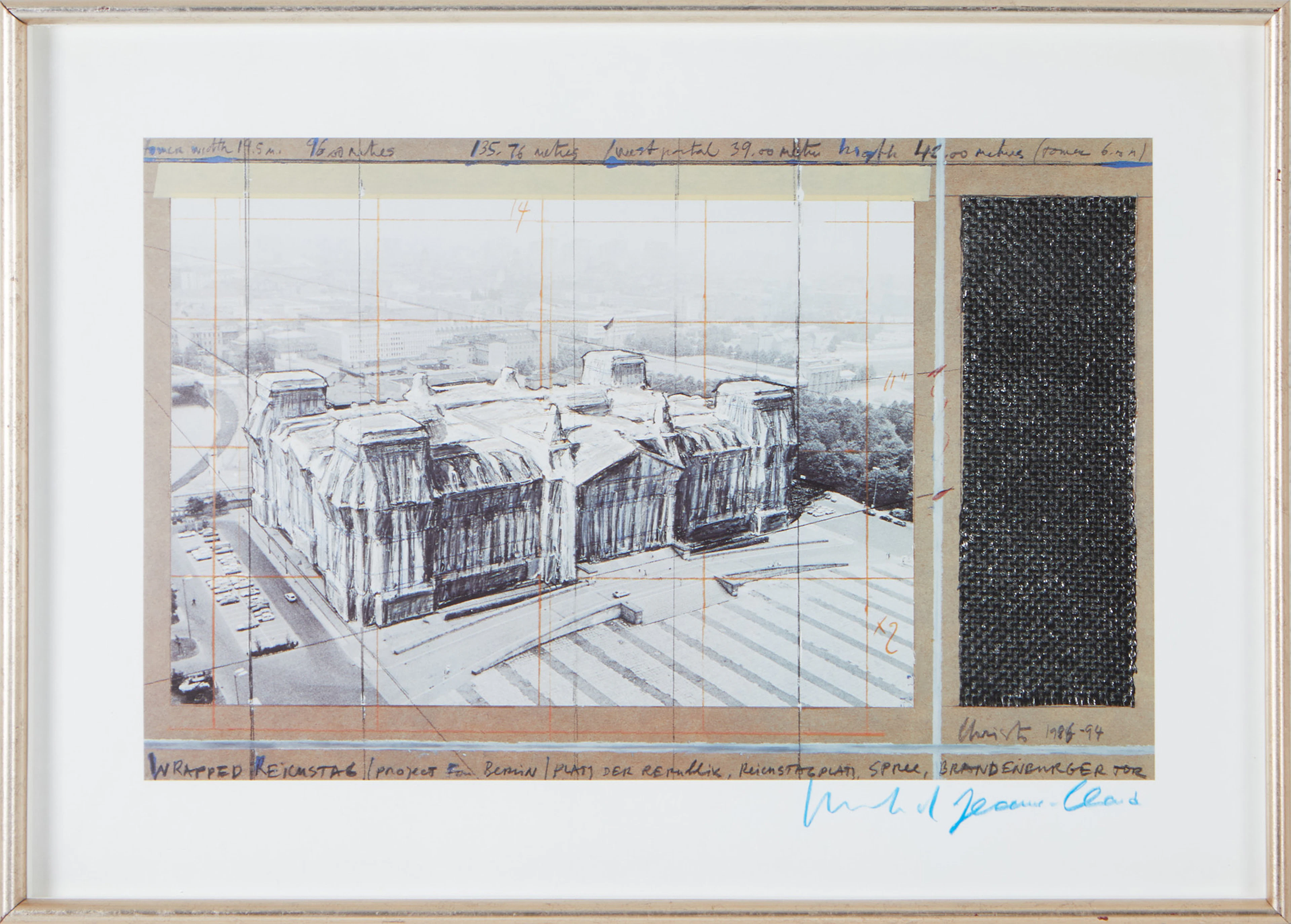 CHRISTO & JEANNE-CLAUDE. "Wrapped Reichstag (Project for Berlin)”.