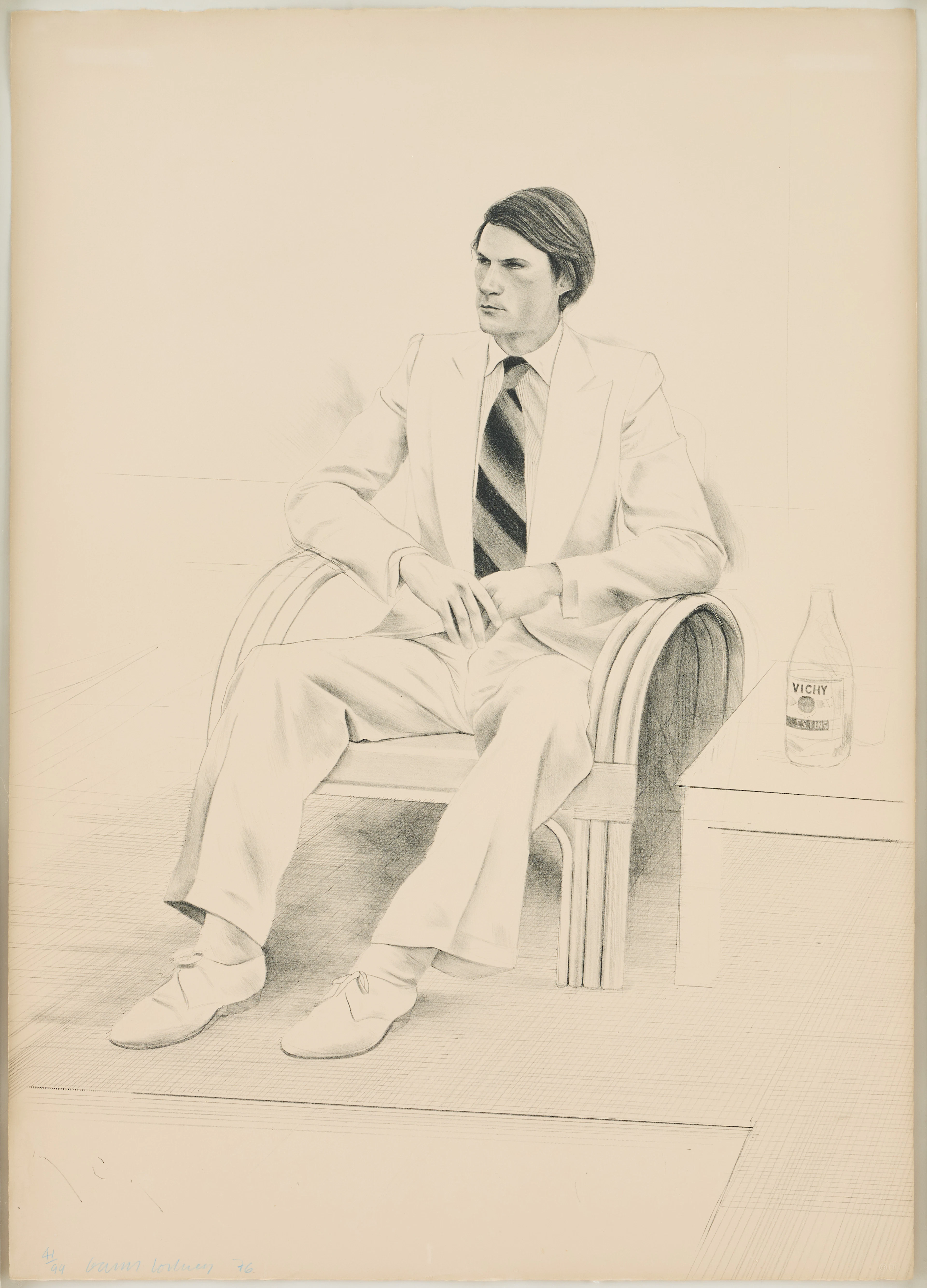 DAVID HOCKNEY. "Joe McDonald" from "Friends".