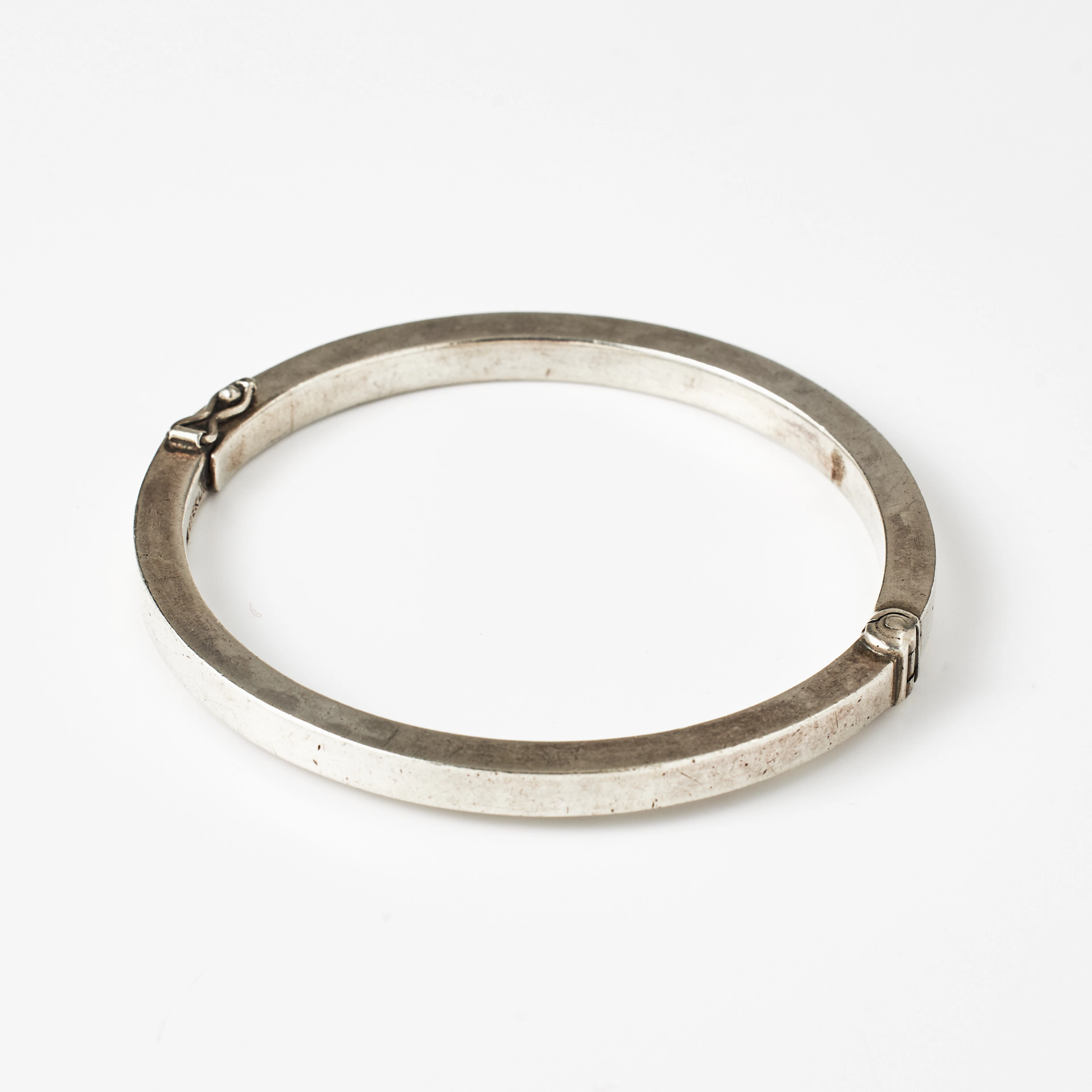 ELON ARENHILL, armring, sterlingsilver, slät modell, stämplad ELON