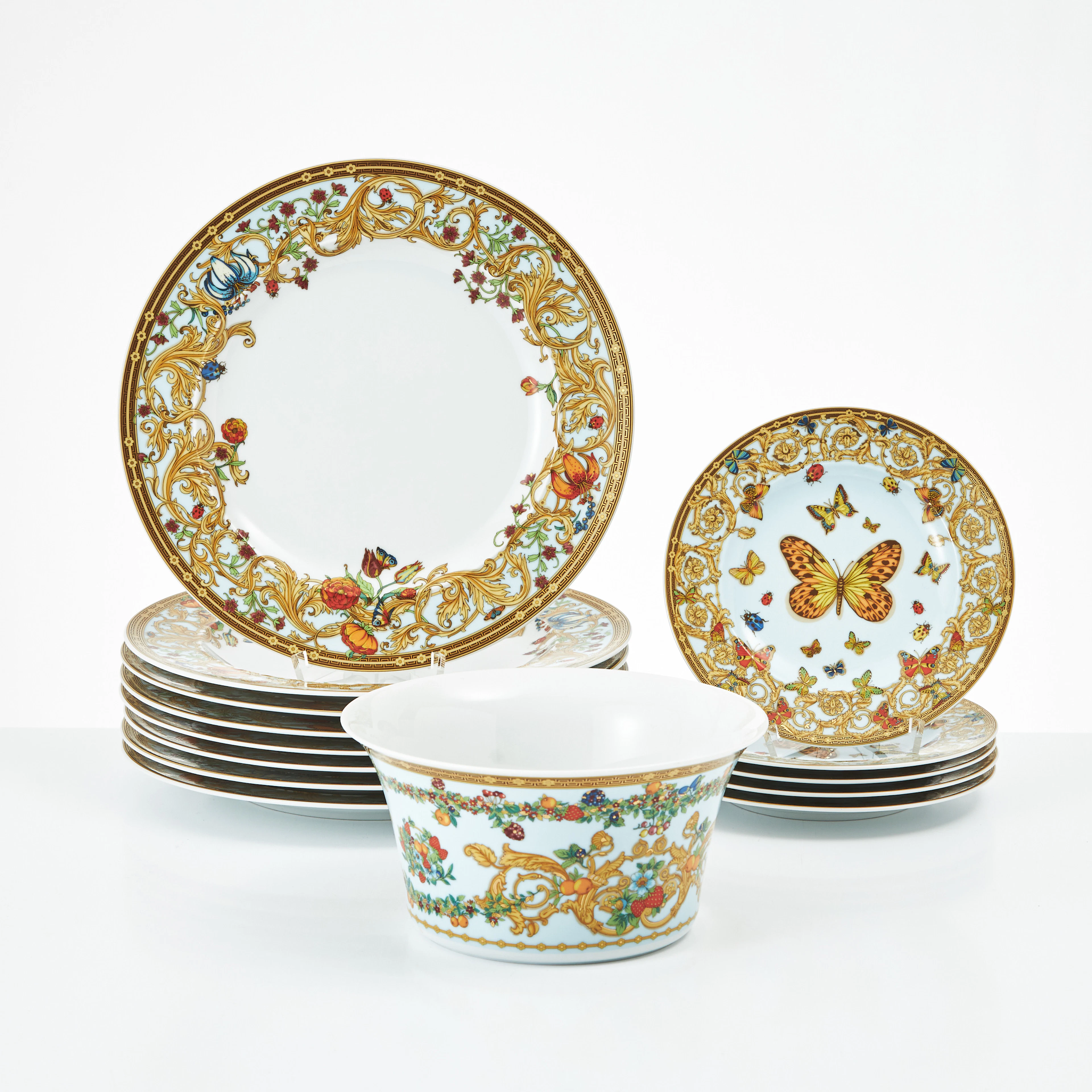 VERSACE. "Le Jardin de Versace", servisdelar, 24 st, Rosenthal, Tyskland