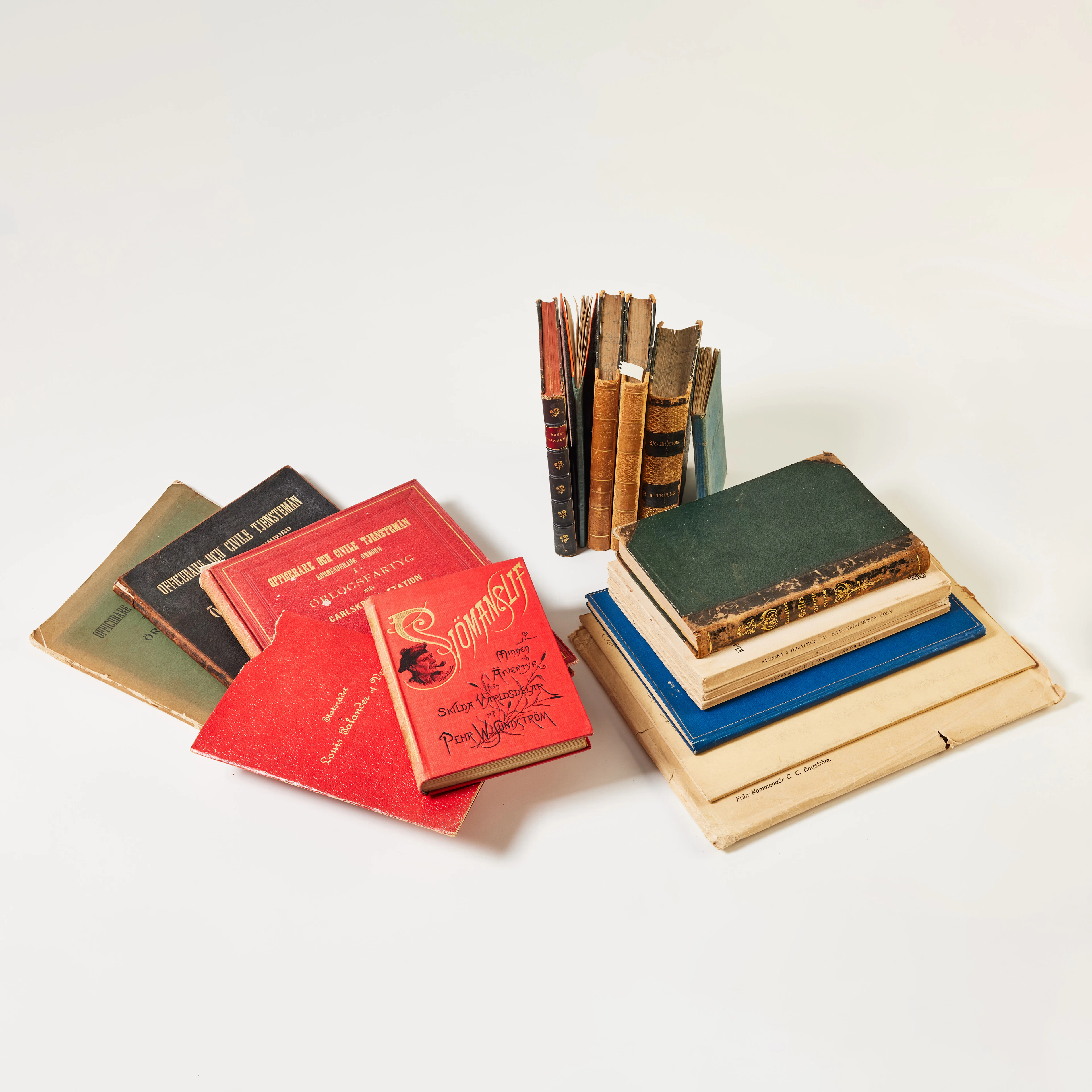 FLOTTA OCH SJÖFART - BÖCKER OCH SMÅSKRIFTER UR LOUIS PALANDERS BIBLIOTEK.