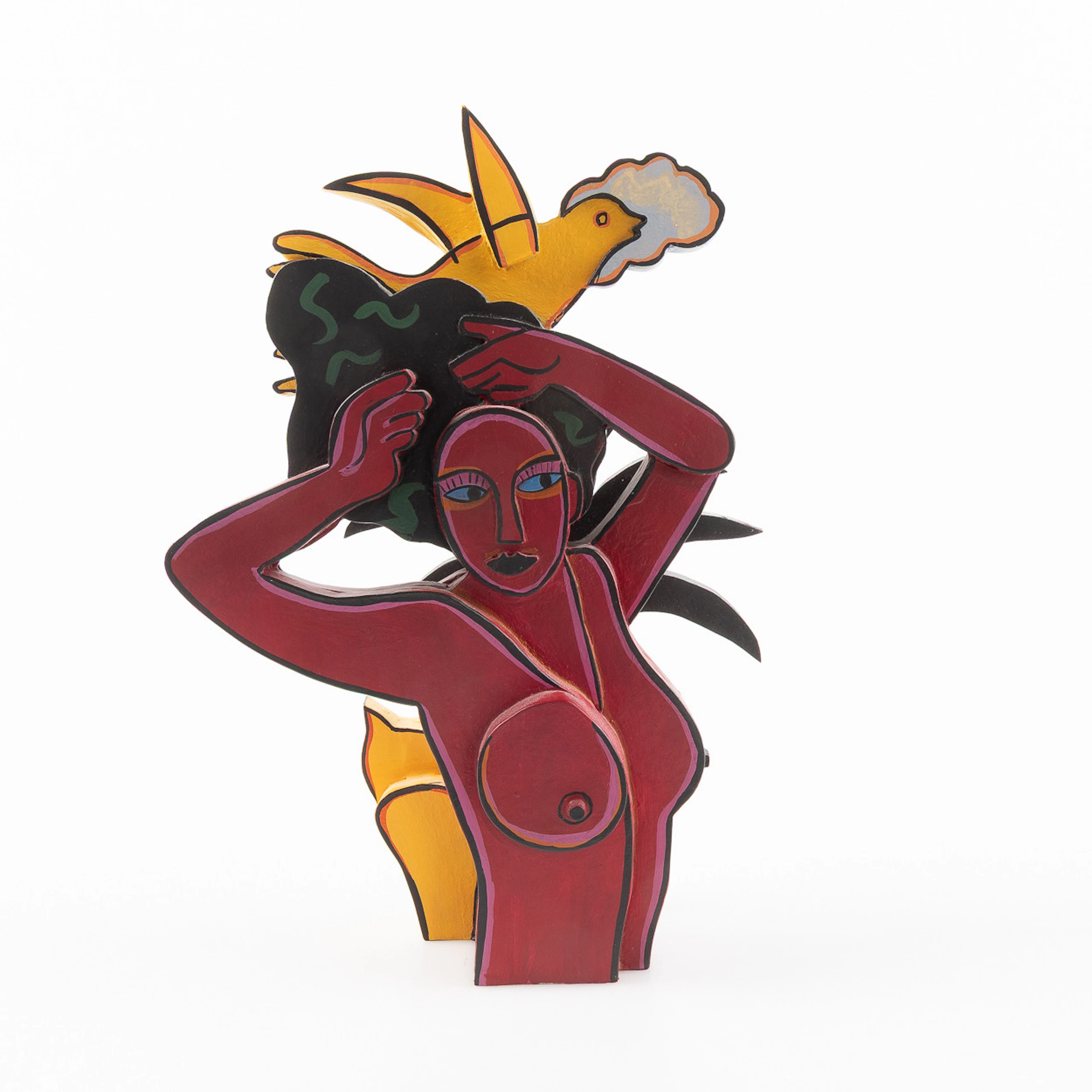 BEVERLOO CORNEILLE. ”Rêve des îles”, multipel / skulptur i trä.