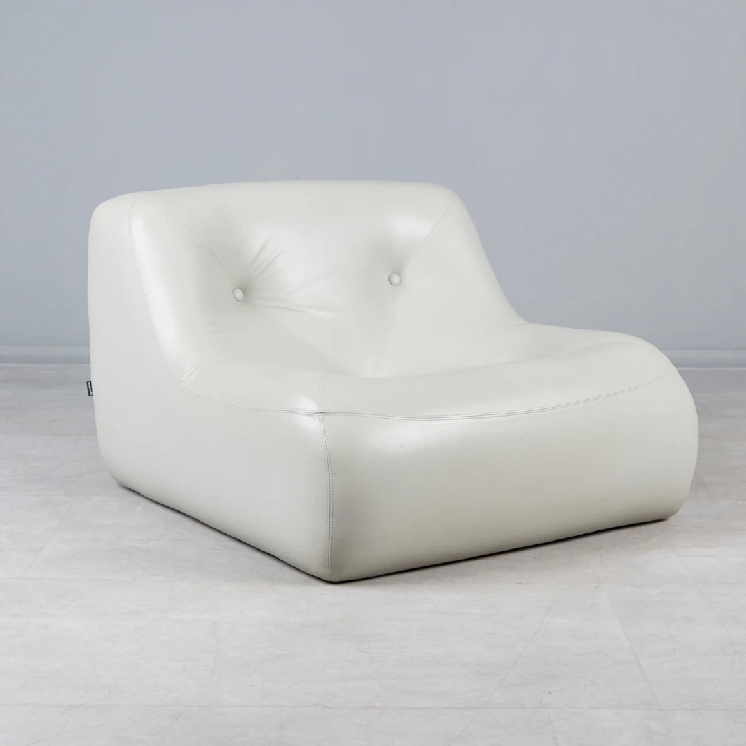 MICHEL DUCAROY. Ligne Roset. Sessel, Modell 'Kali', Leder 1970er Jahre