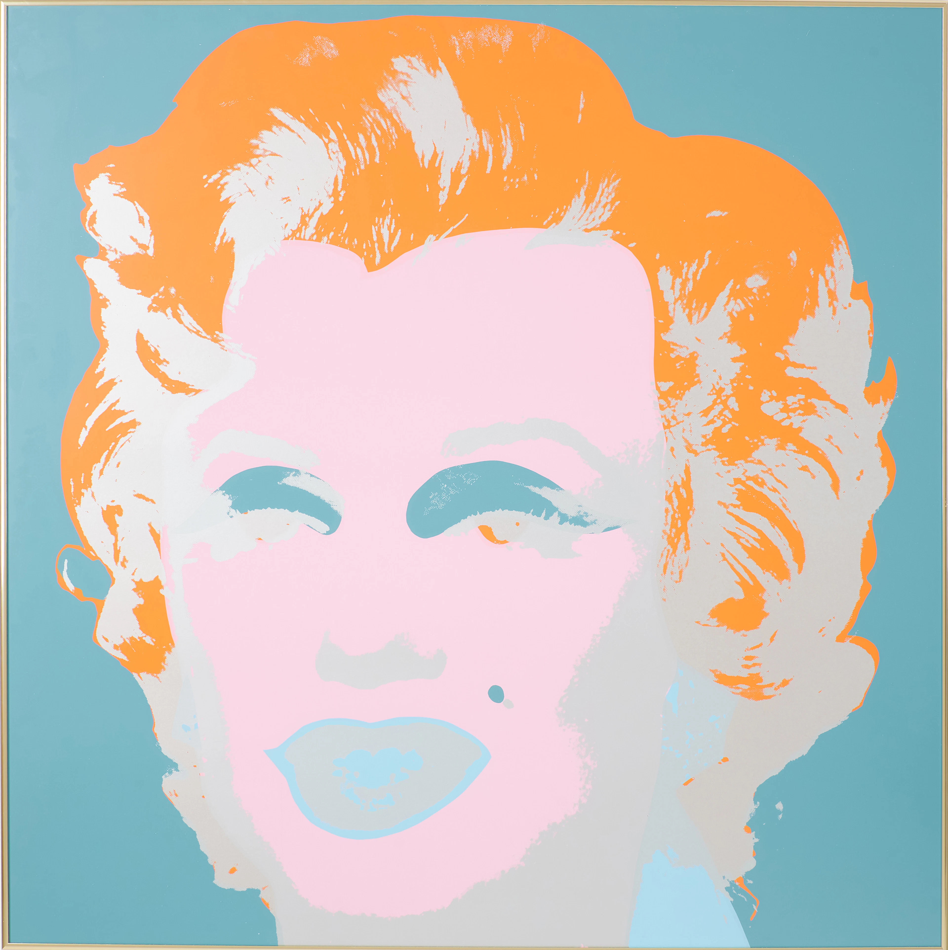 ANDY WARHOL. EFTER. färgserigrafi, "Marilyn", utgiven av Sunday B
