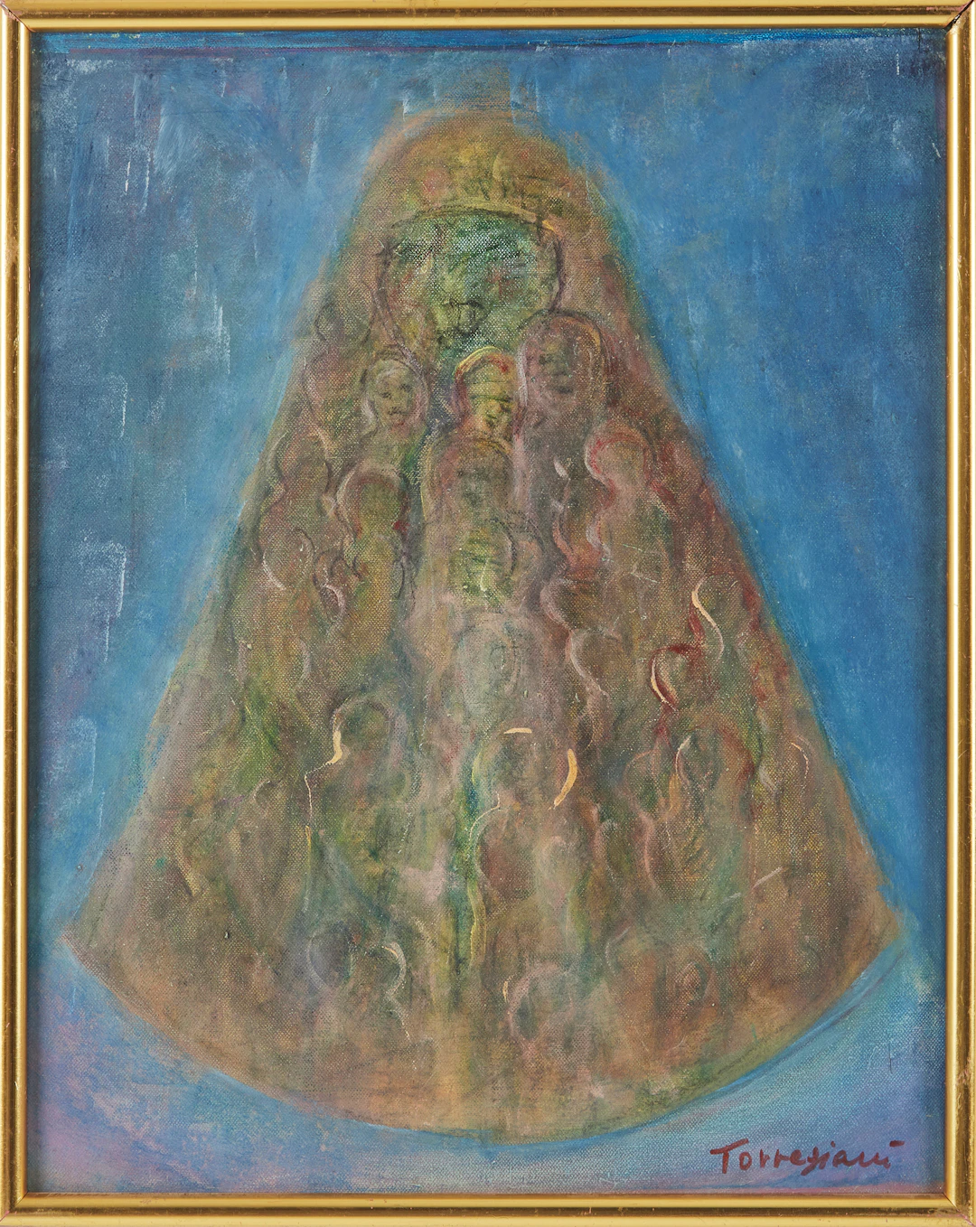 ROBERTO TORREGIANI (ITALIEN/SVERIGE, FÖDD 1946). Komposition, olja
