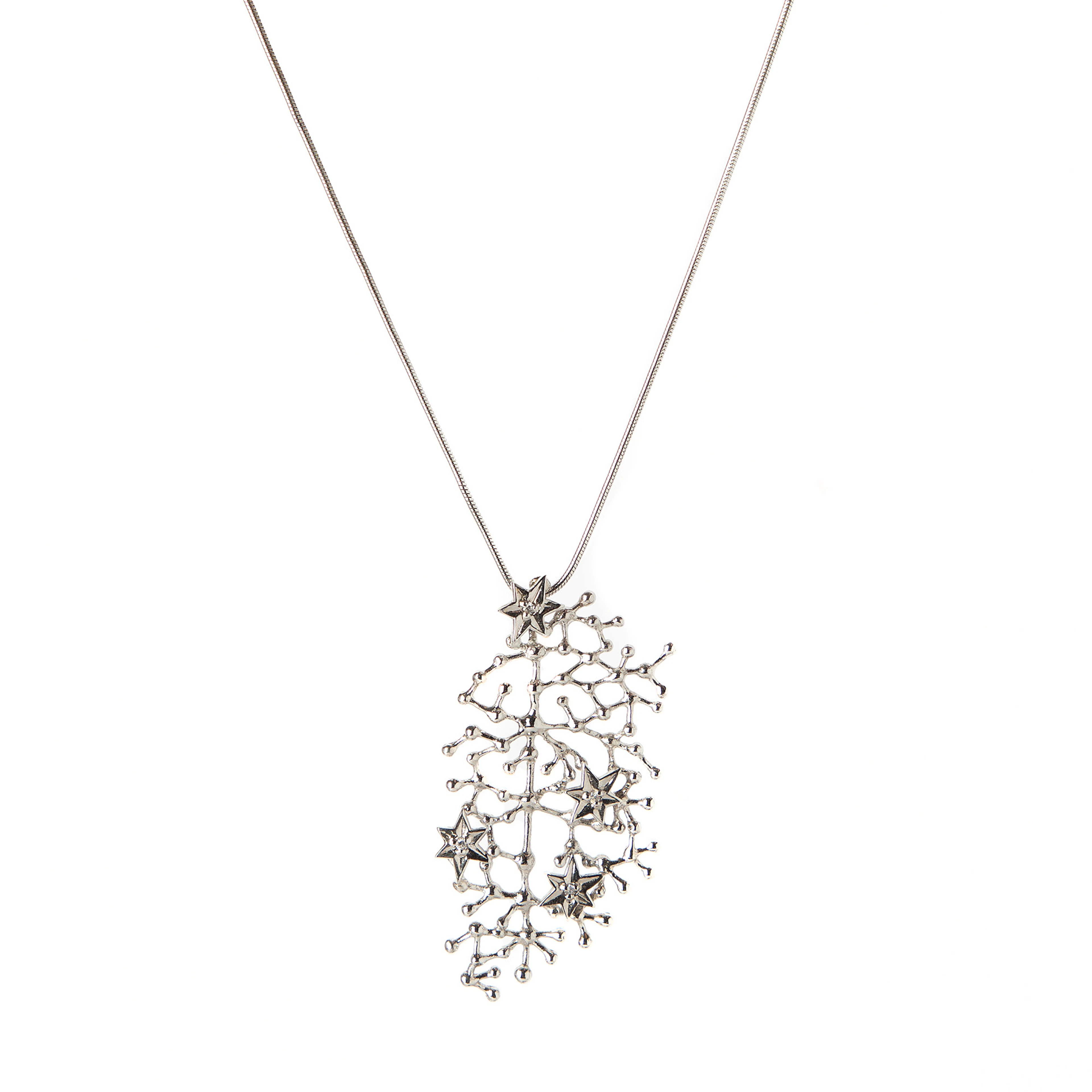 TAPIO WIRKKALA. Hänge, "Stjärnhimmel", sterling silver och fasettslipade
