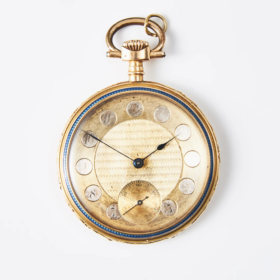 FELSING, Berlin, fickur, 47,5 mm, 14K guld, ca 1910.