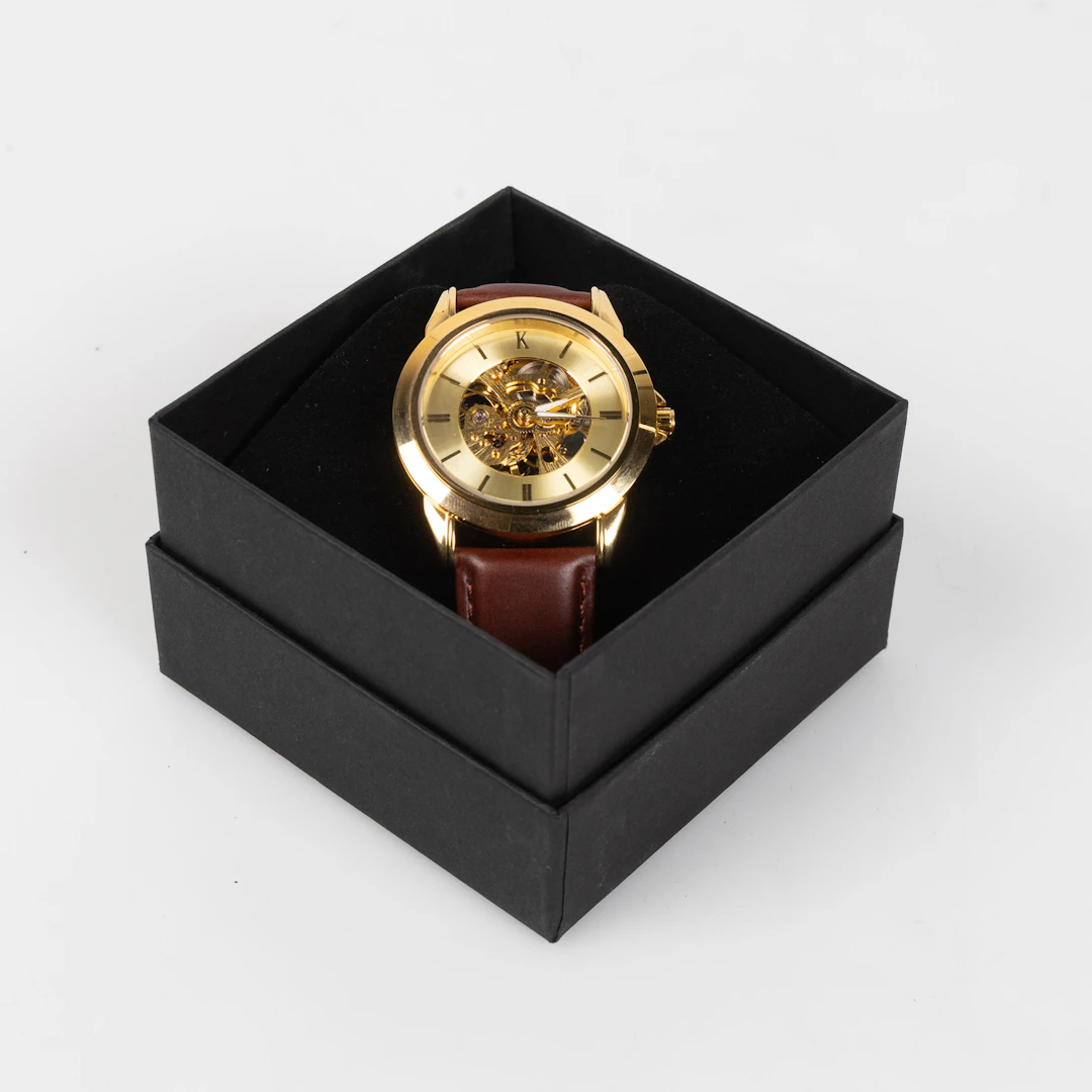 ARMBANDSUR, Karlex, Torekov, herrur, guldtonatstål, 42mm, automat