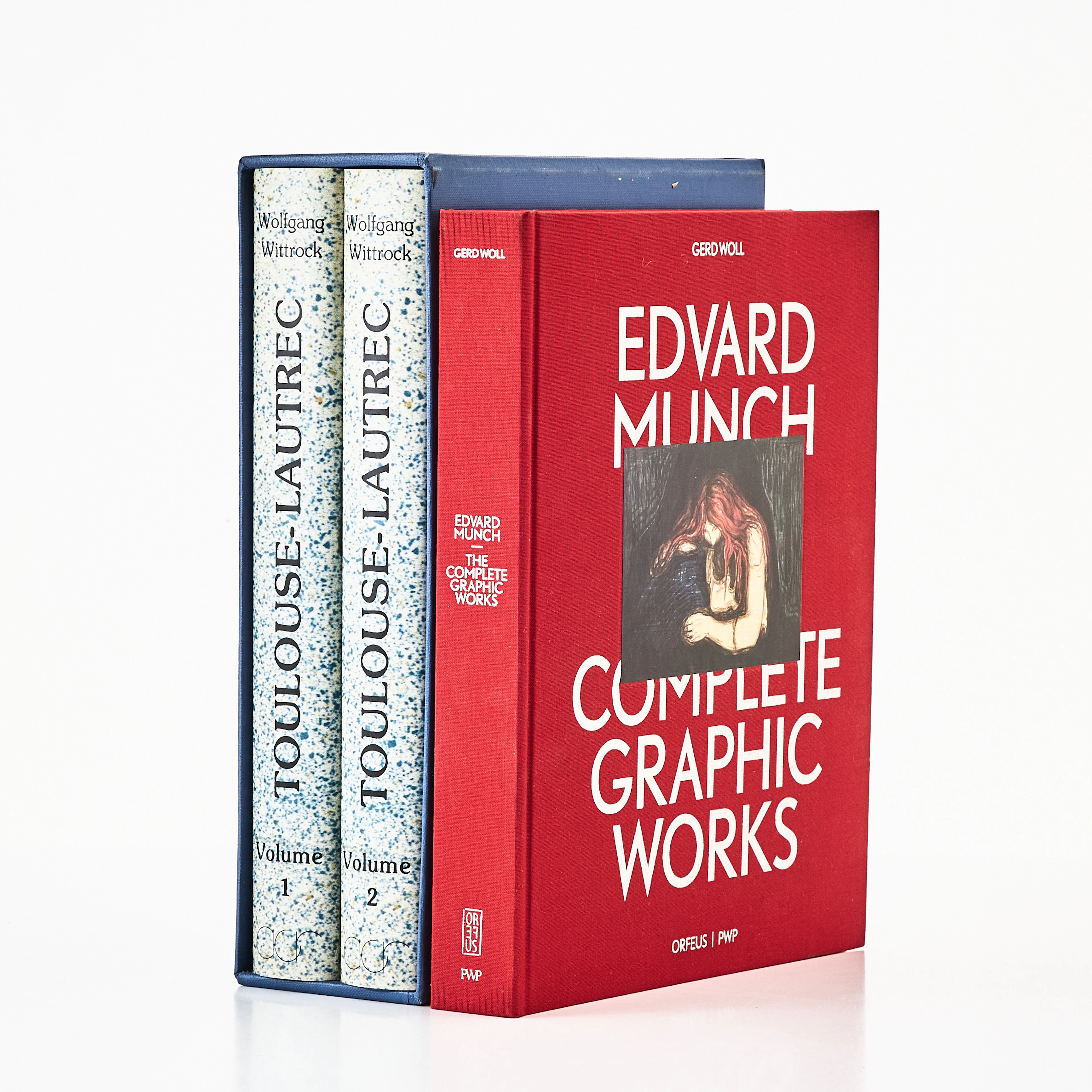 KONSTBÖCKER - GRAFIK, 3 st, "Edvard Munch - Complete Graphic Works"