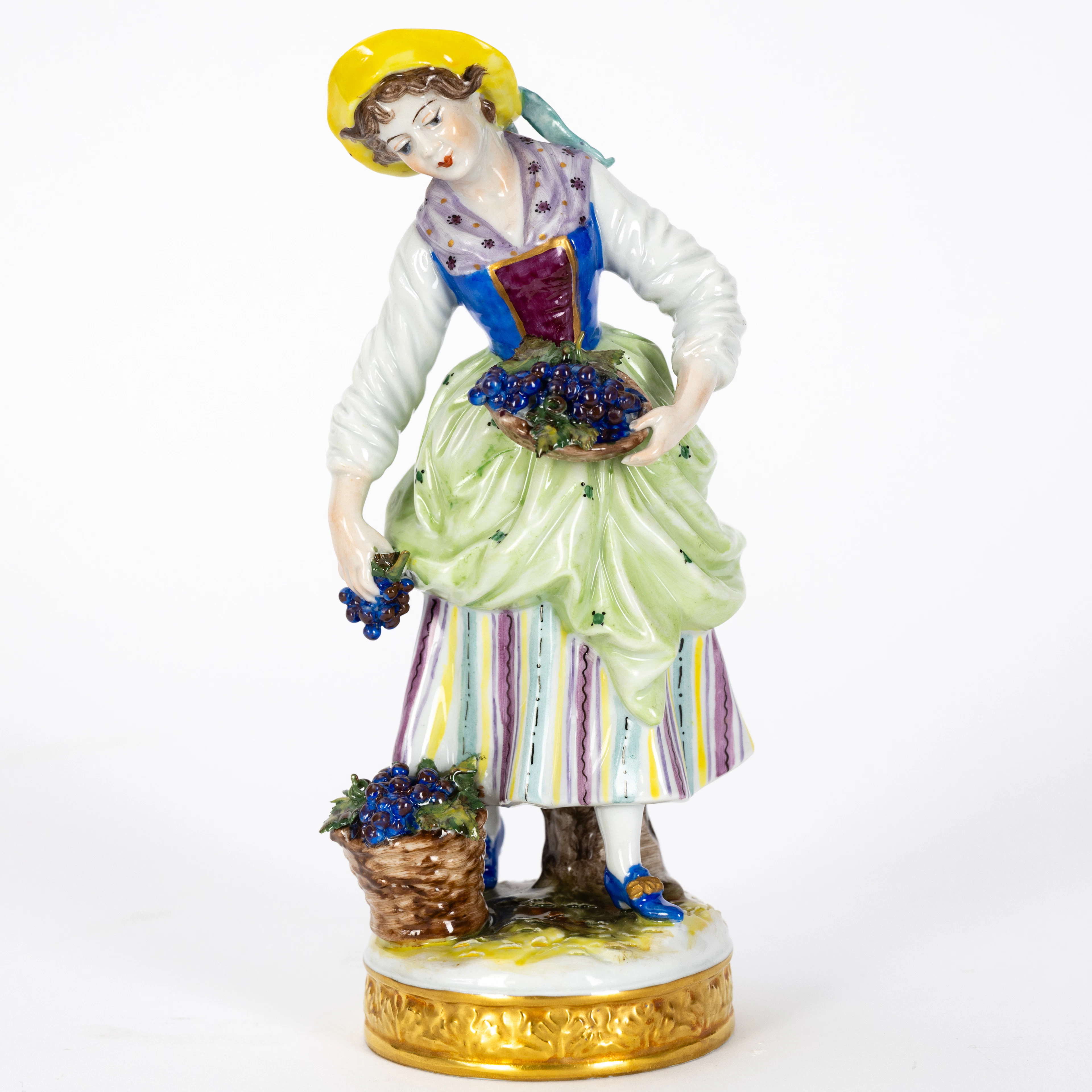 Porzellanfigur Gärtnerin, Aelteste Volkstedter Porzellanmanufaktur