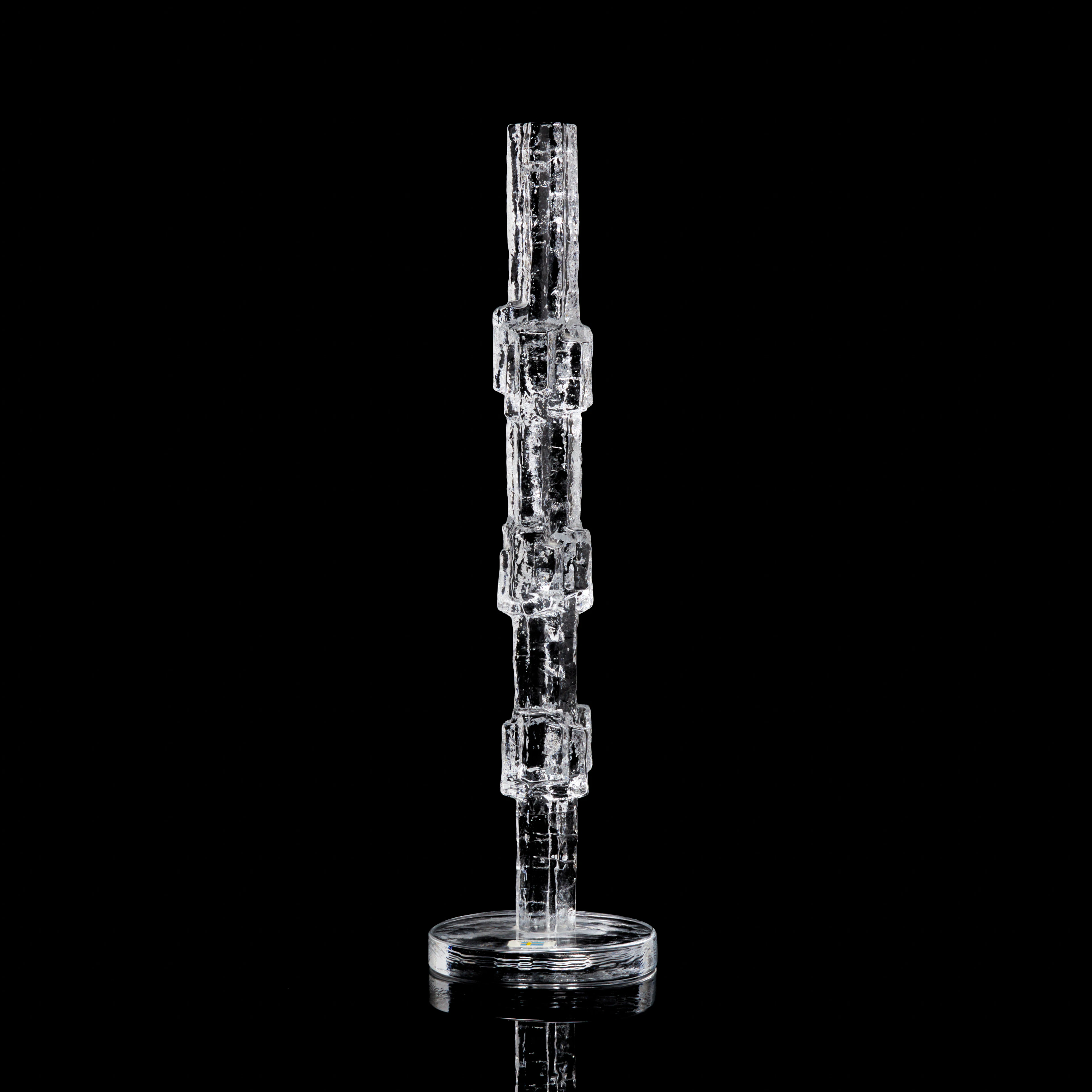EDVIN ÖHRSTRÖM. Skulptur, glas, variant av "Kristallvertikalaccent"