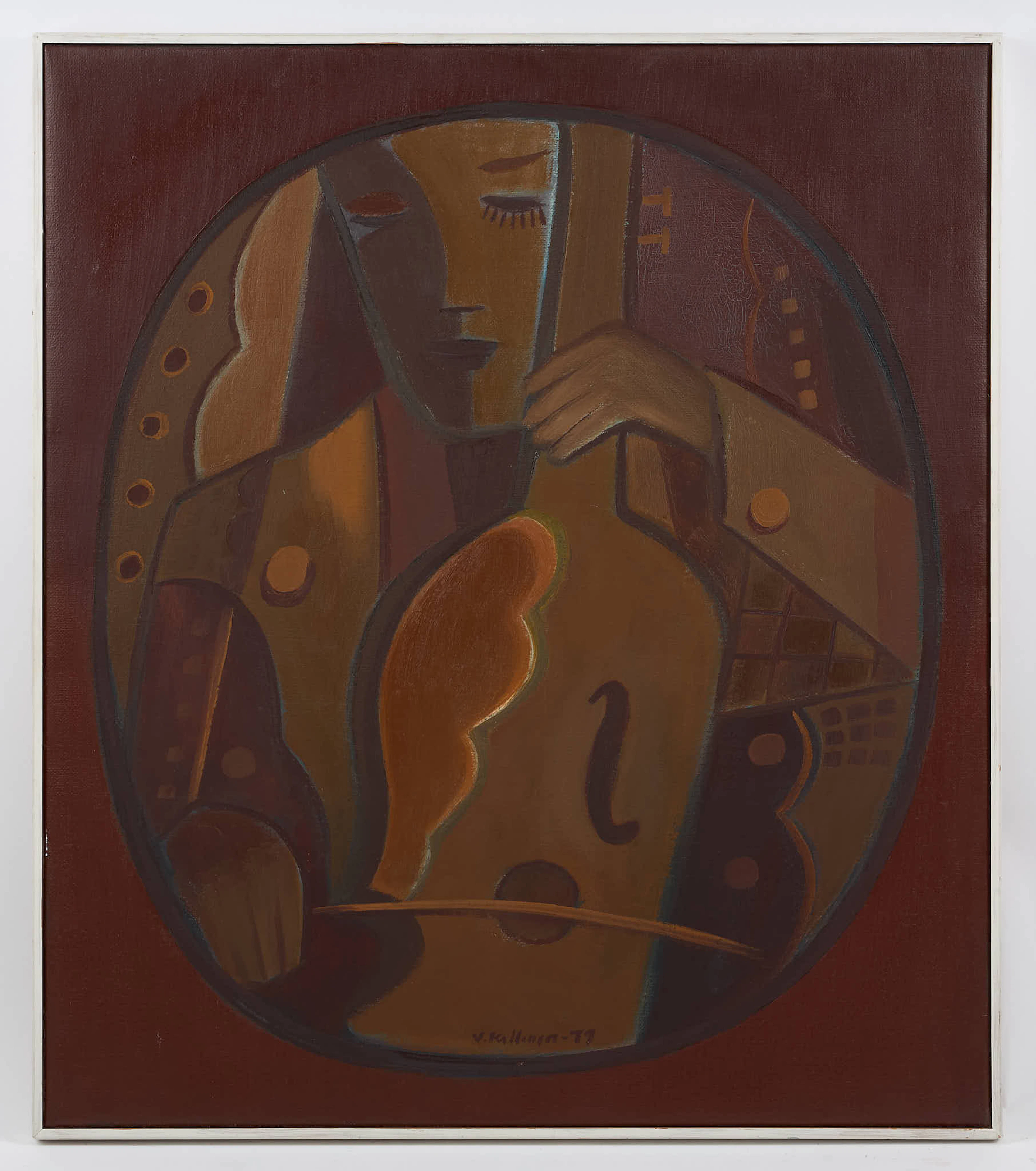VEIKKO KALLINEN (1935-2023). "Sellisten", signerad samt daterad -79