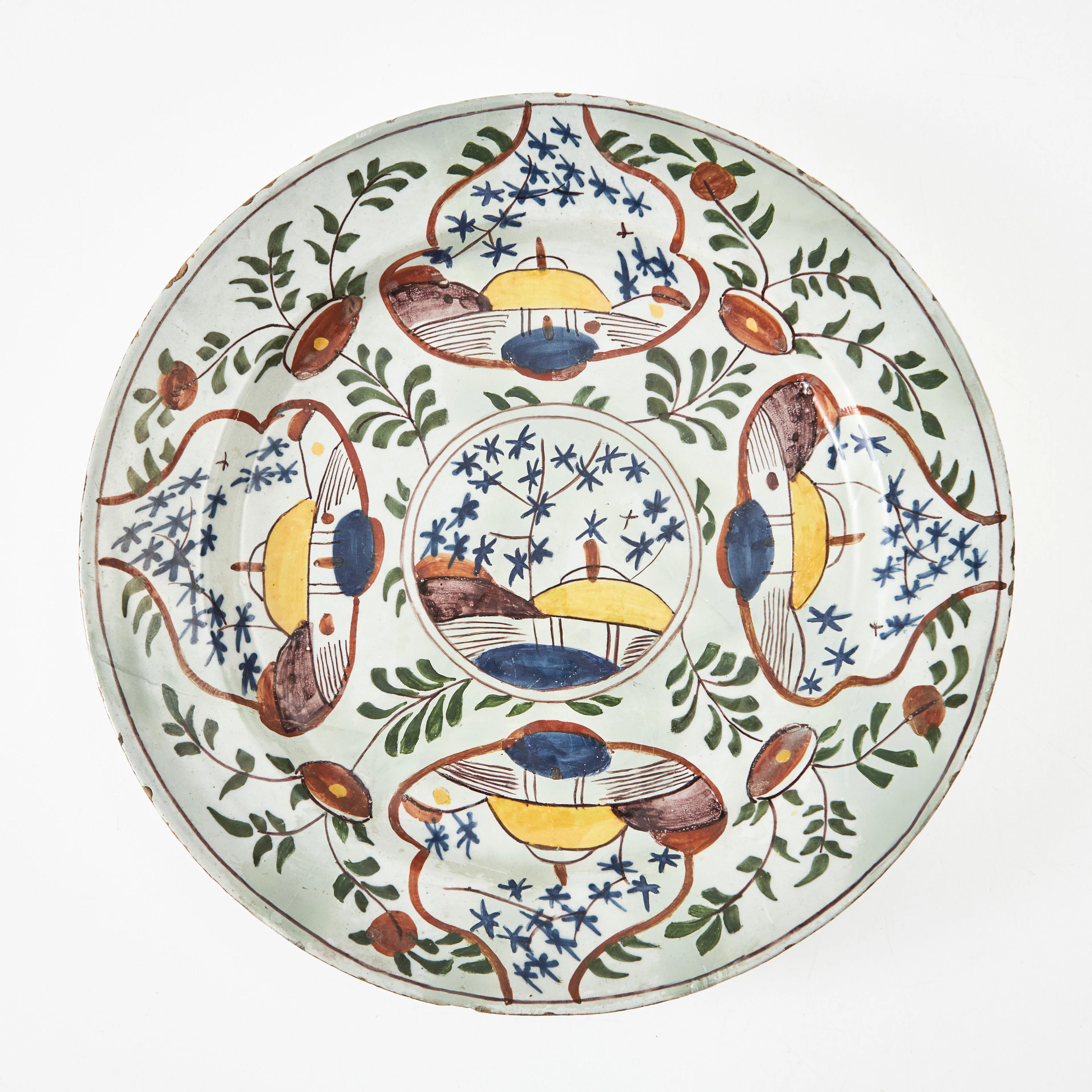FAT, fajans, Holland, troligen Delft, 1700-tal, kinesiserande dekor.