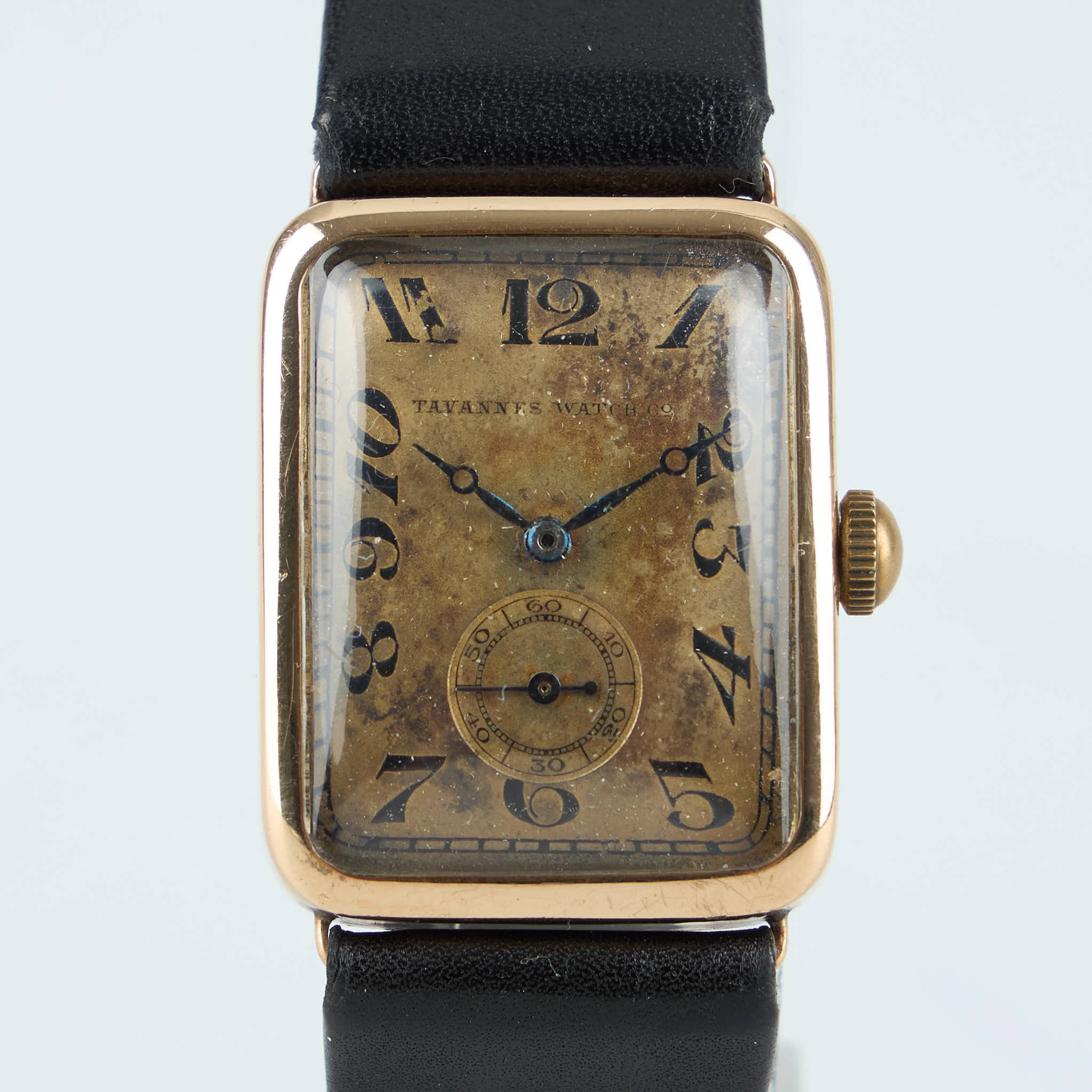 ARMBANDSUR, Tavannes Watch Co, 14K guld, mekanisk, 32 x 26 mm, 1920/30-tal.