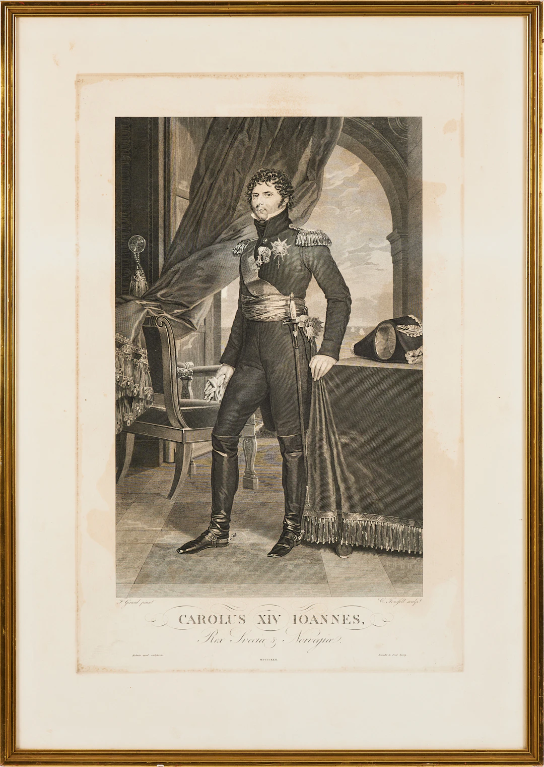 CHRISTIAN DIDRIK FORSSELL. "Carolus XIV Johannes, Rex Sveciae & Norwegiae"
